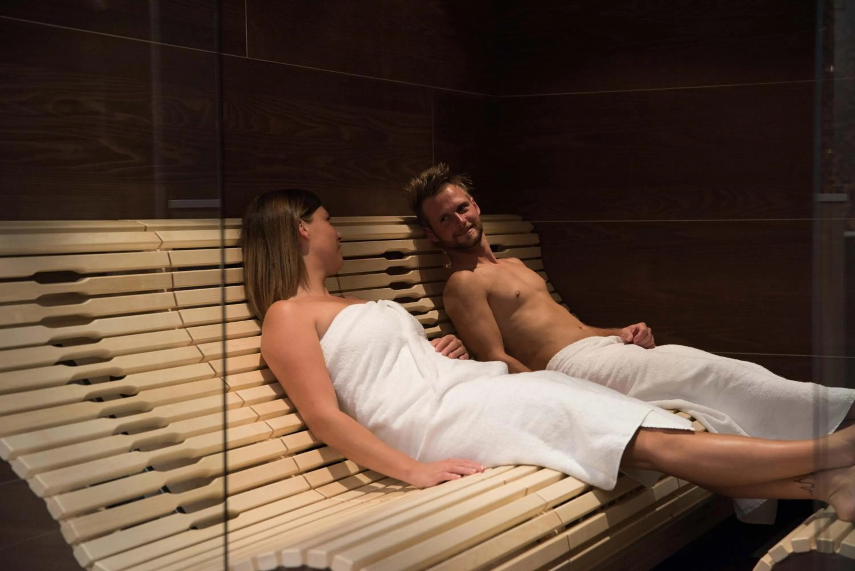 Sauna in Hotel Goldried