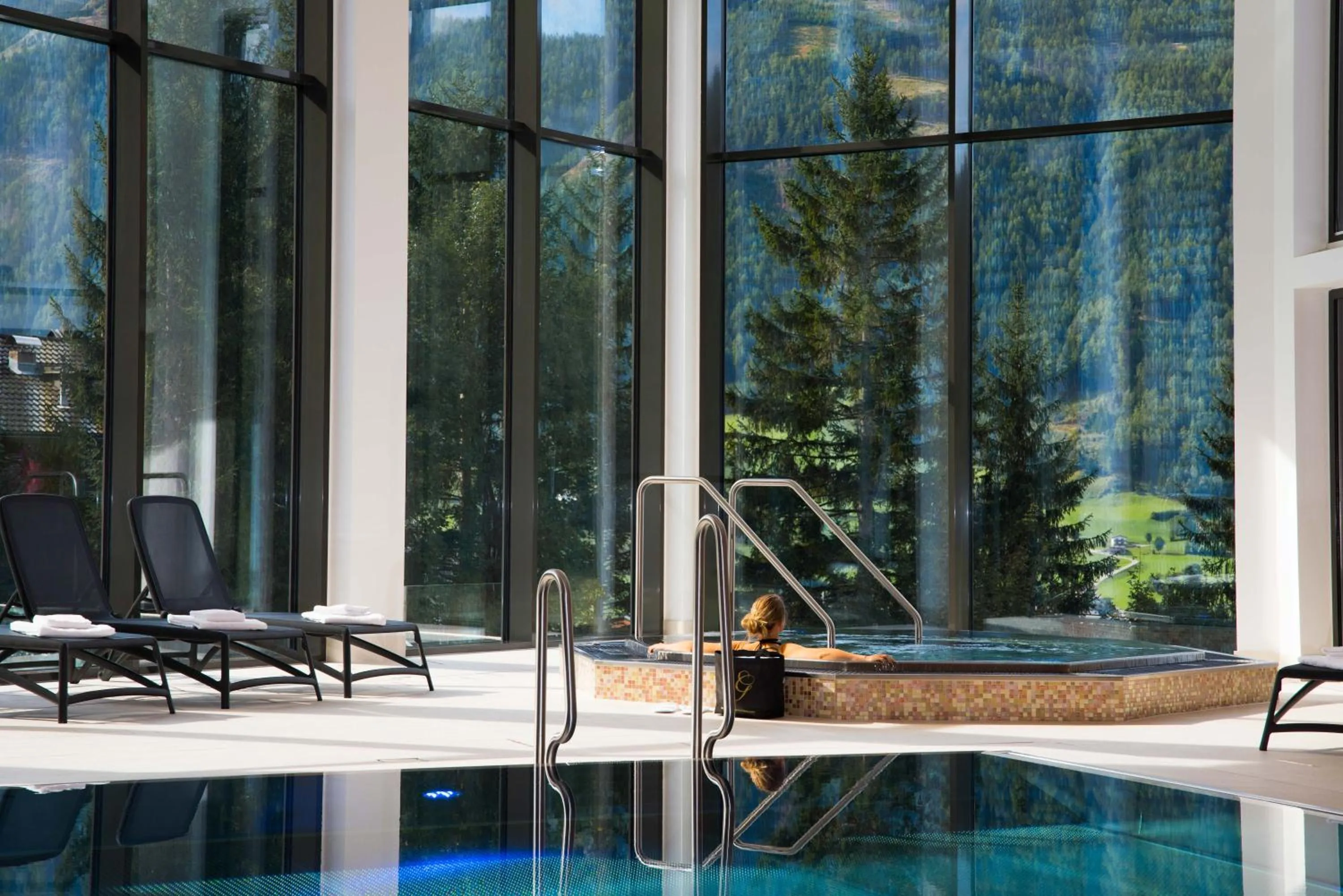 Hot Tub in Hotel Goldried