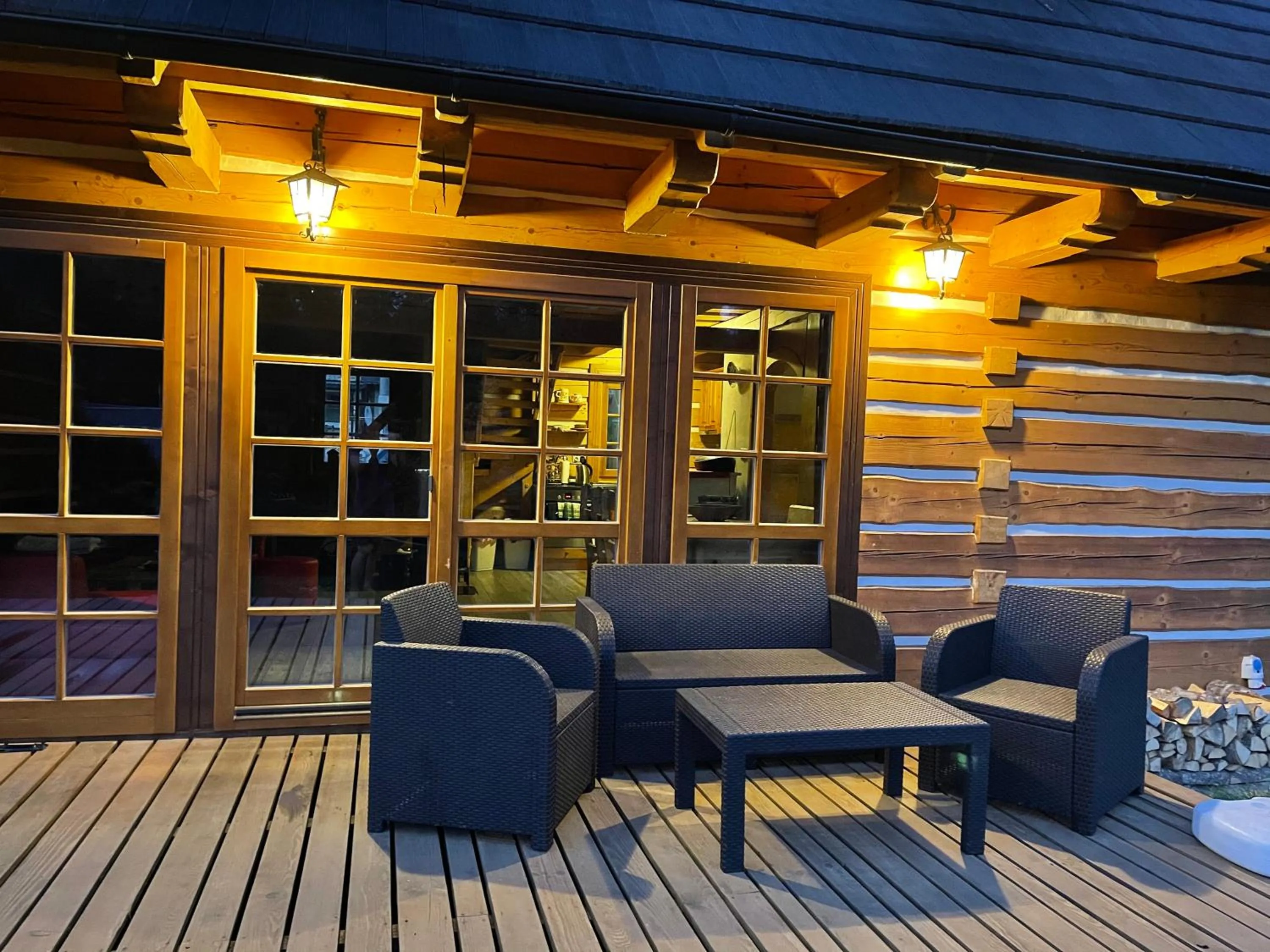 Seating area in Nasa Chata