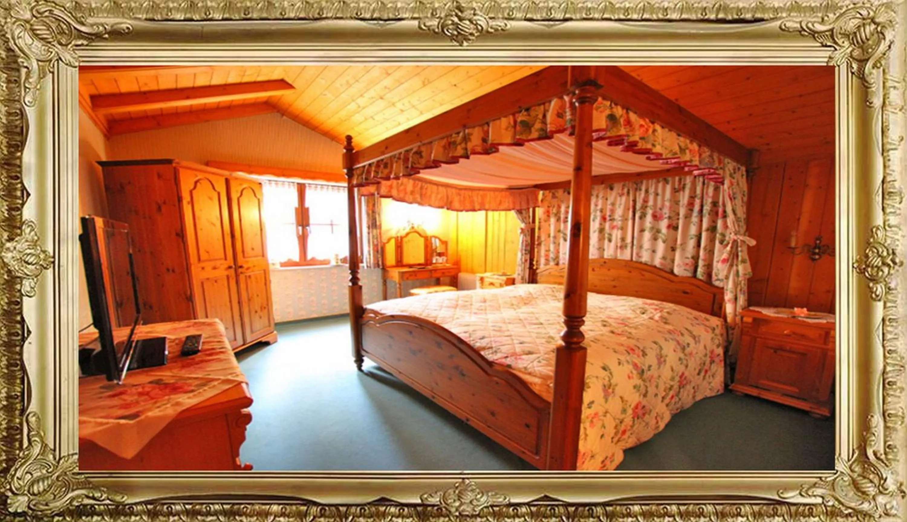 Photo of the whole room, Bed in Landhaus Hotel Romantik