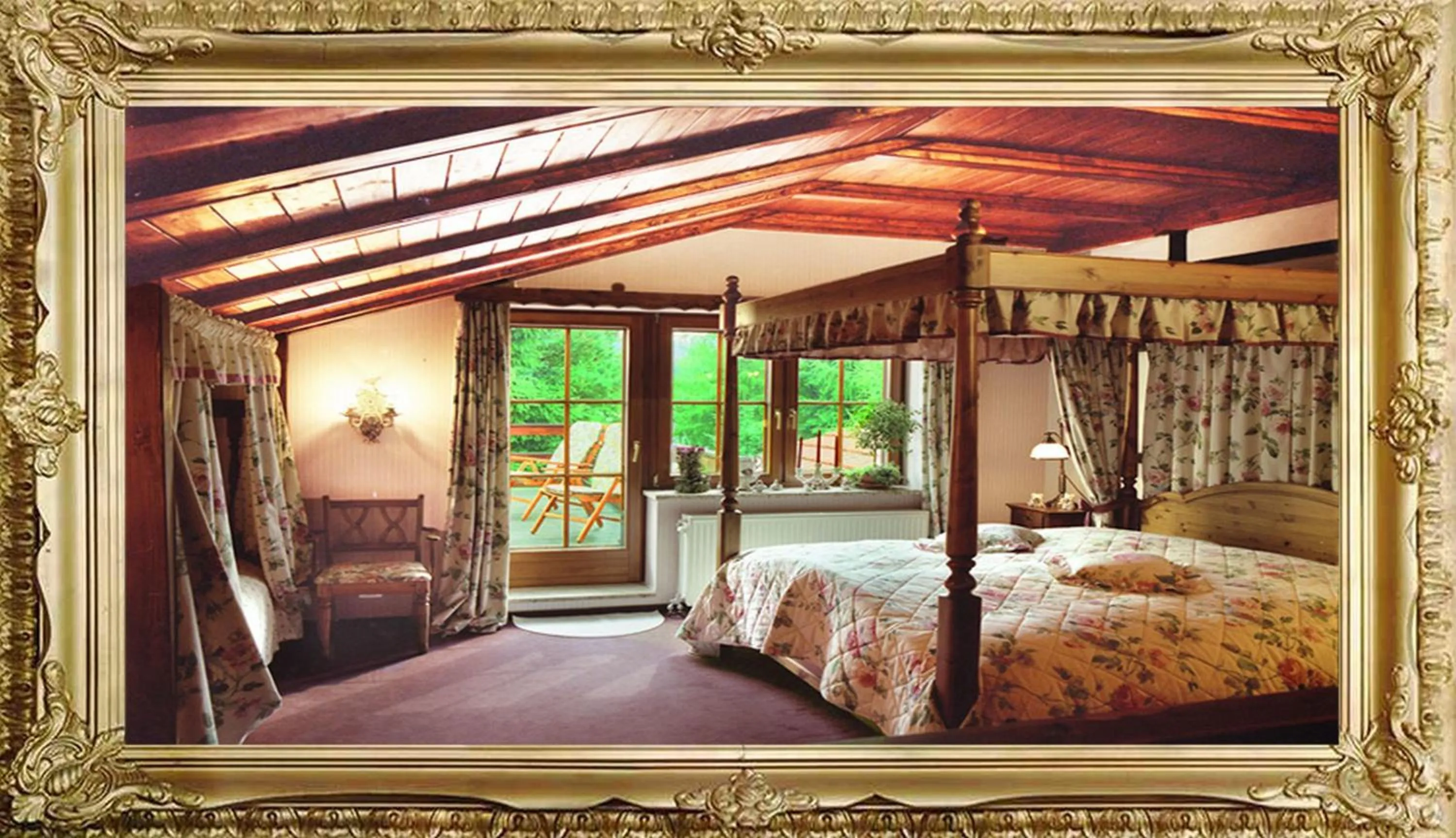 Photo of the whole room, Bed in Landhaus Hotel Romantik