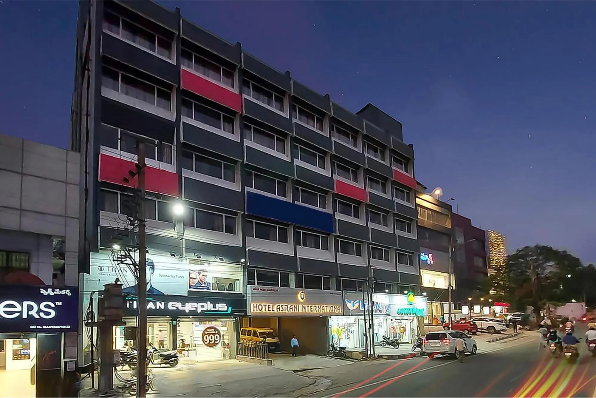 Property building in Hotel Asrani International