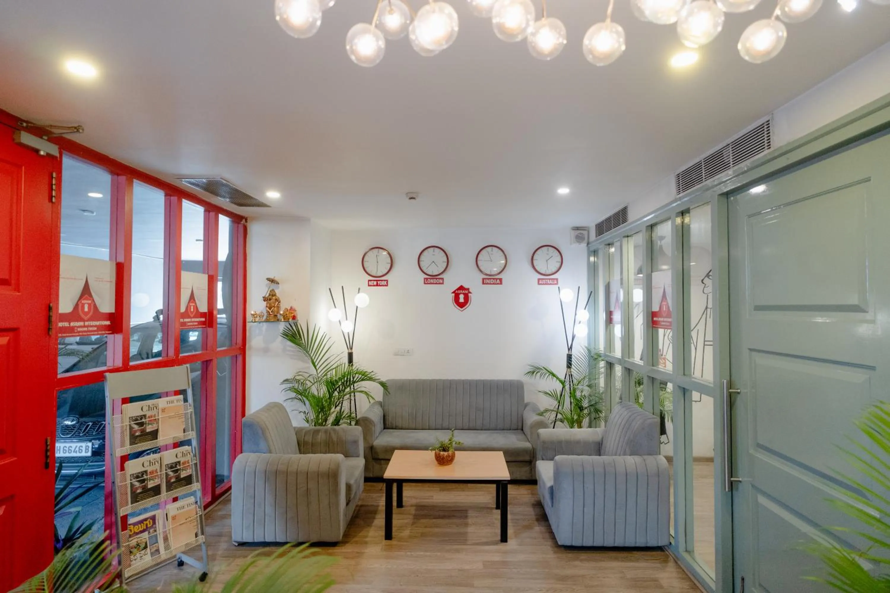 Lobby or reception in Hotel Asrani International