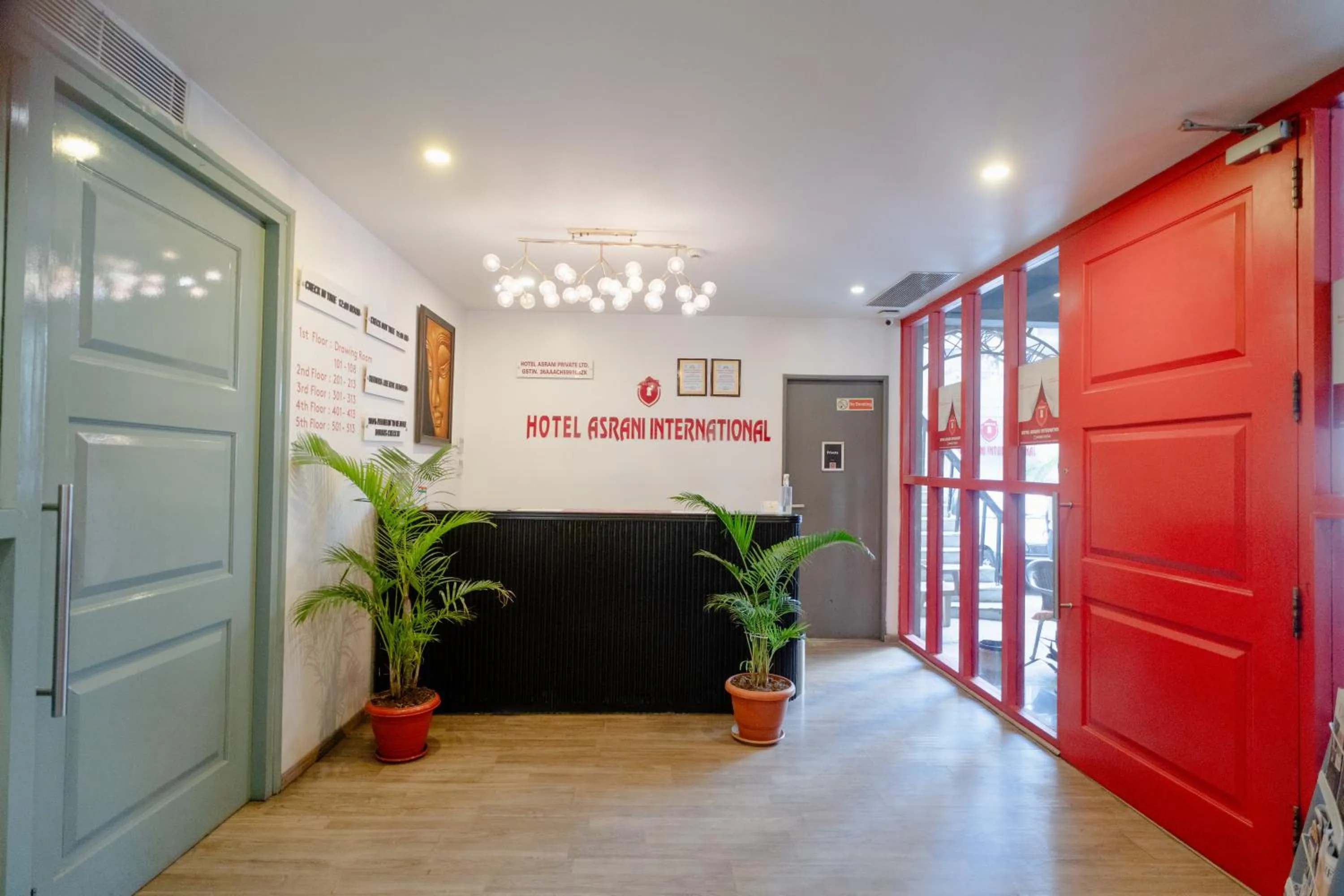 Lobby or reception in Hotel Asrani International