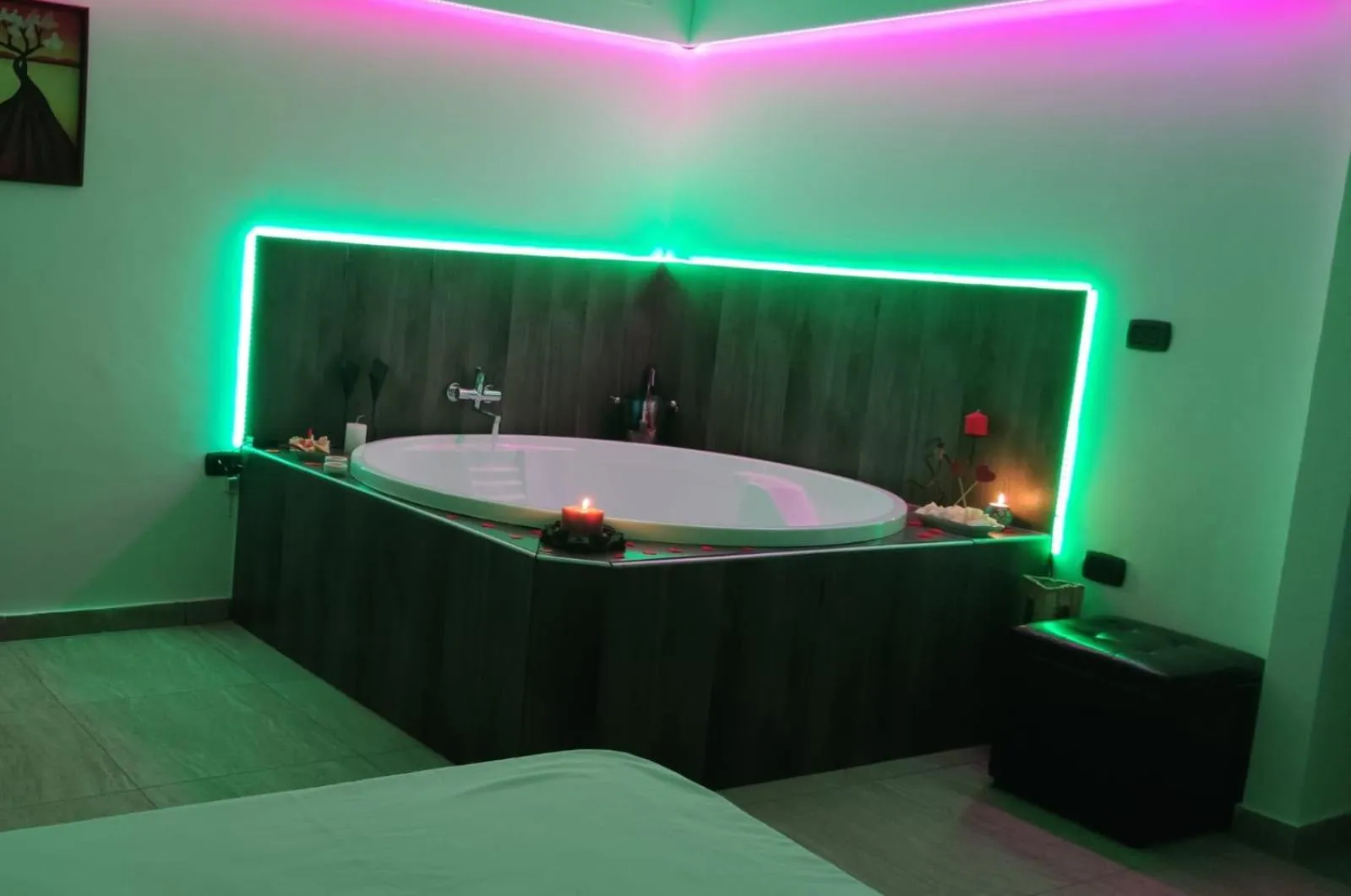 Bed in B&B L'Altro Anfiteatro Camera suite