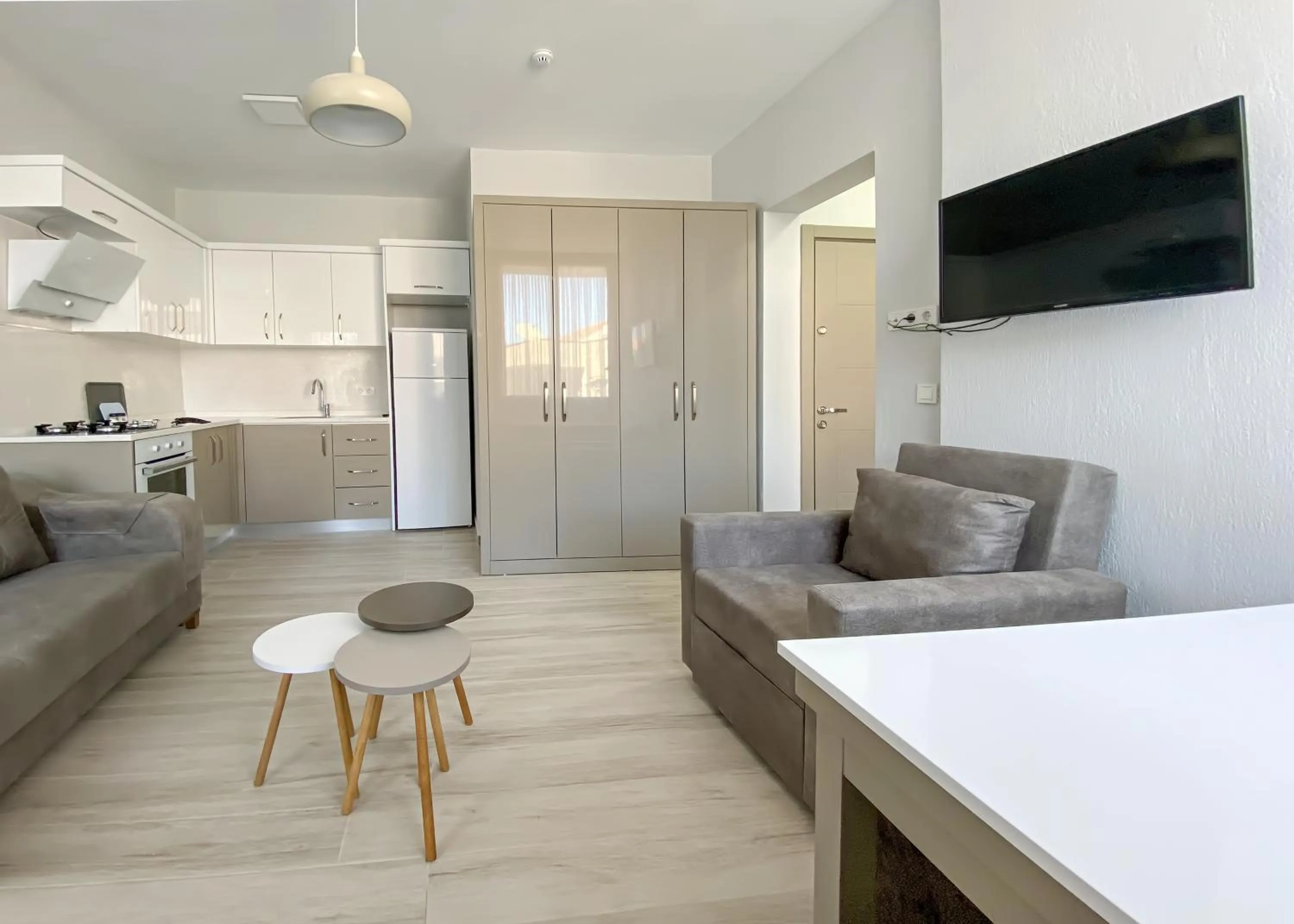 Kitchen or kitchenette in Azize Palas Apart Otel