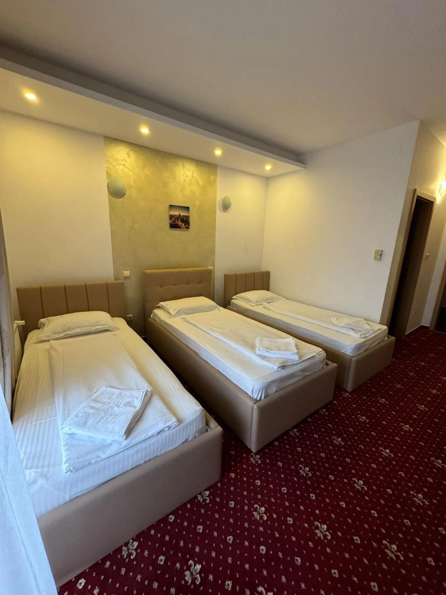 Bed in Hotel Veștem