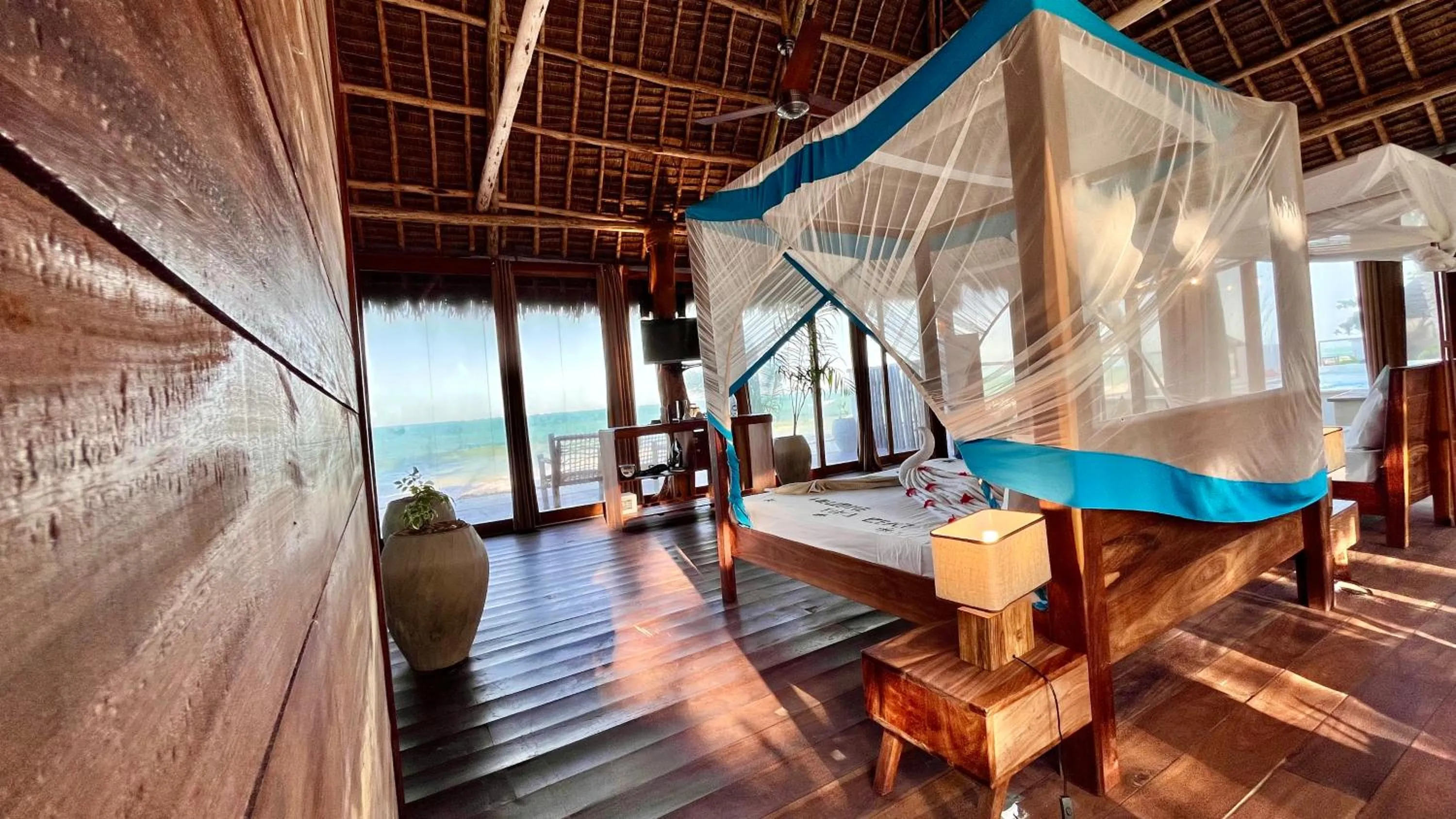 Bed in TIKI Beach Club & Resort