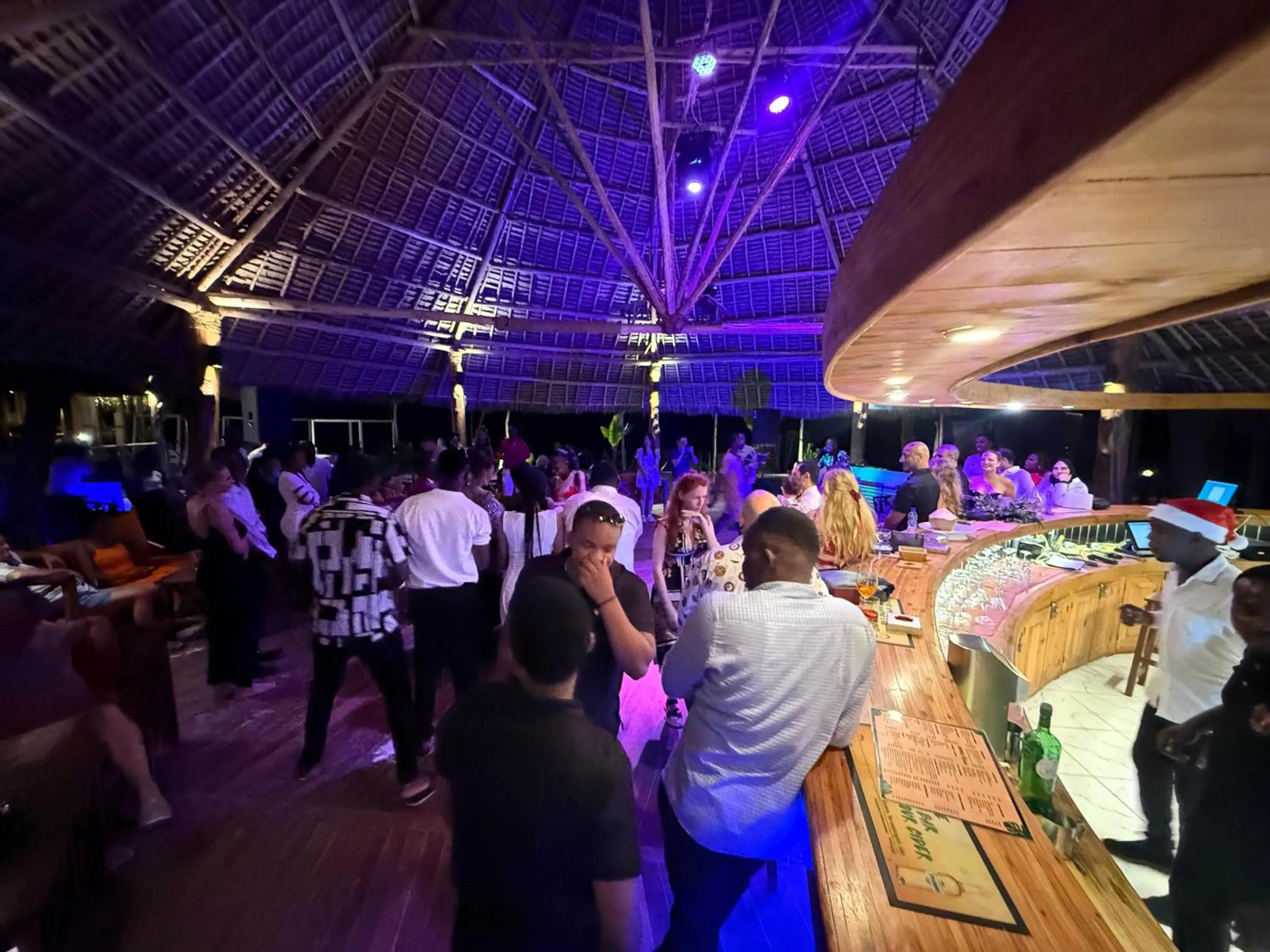 group of guests in TIKI Beach Club & Resort