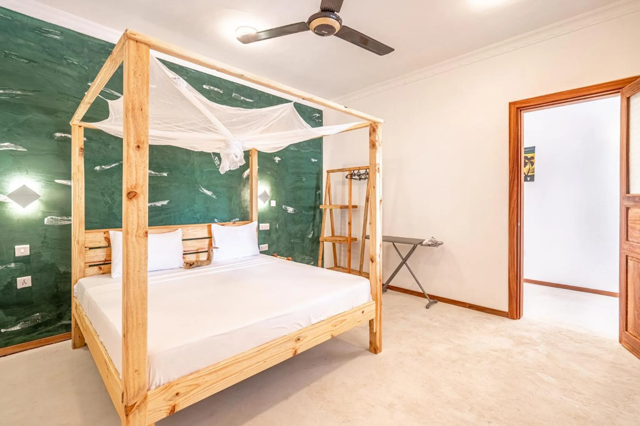 Bed in TIKI Beach Club & Resort