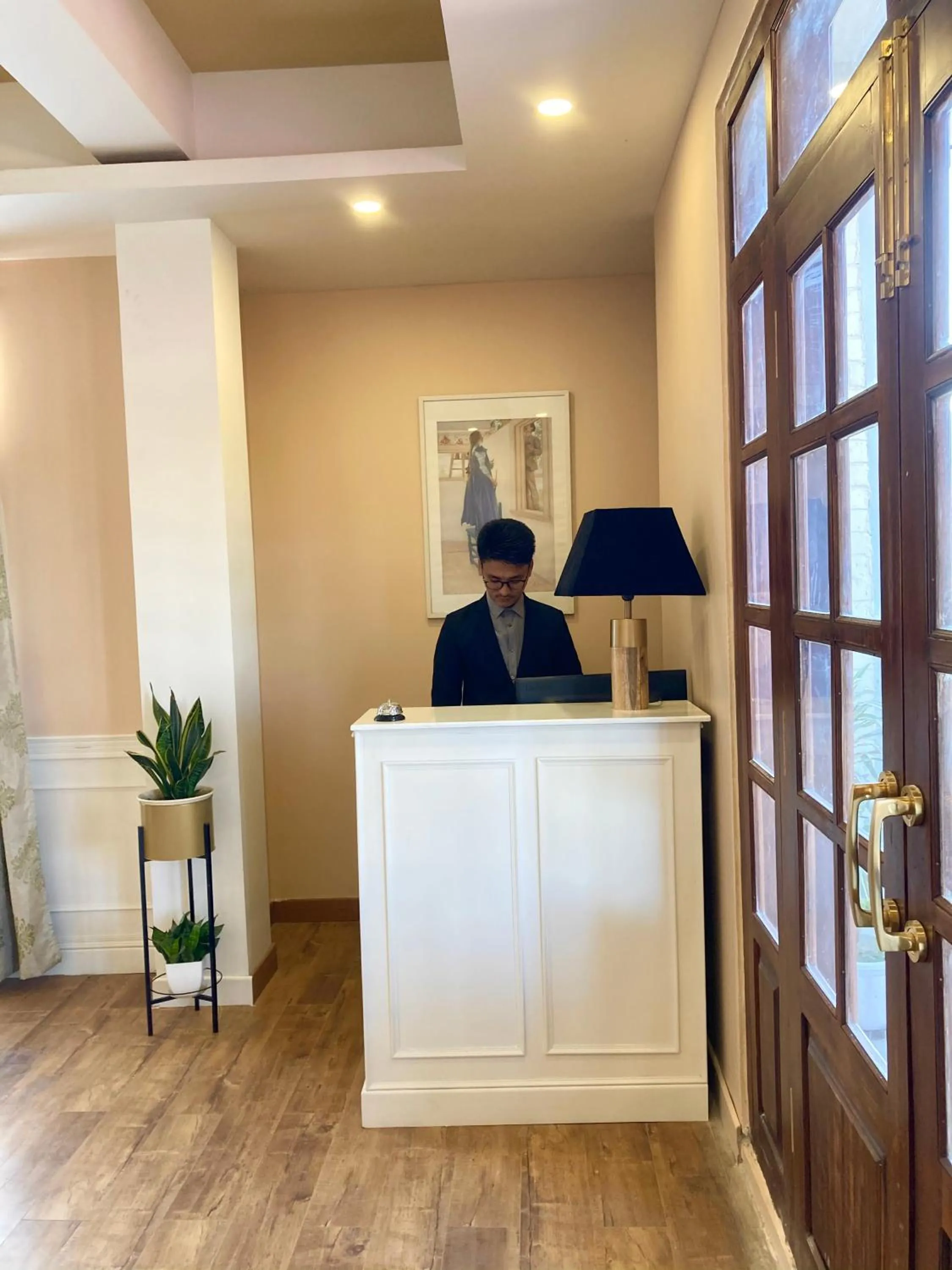 Lobby or reception in Shalom Farmhouse by the hillside