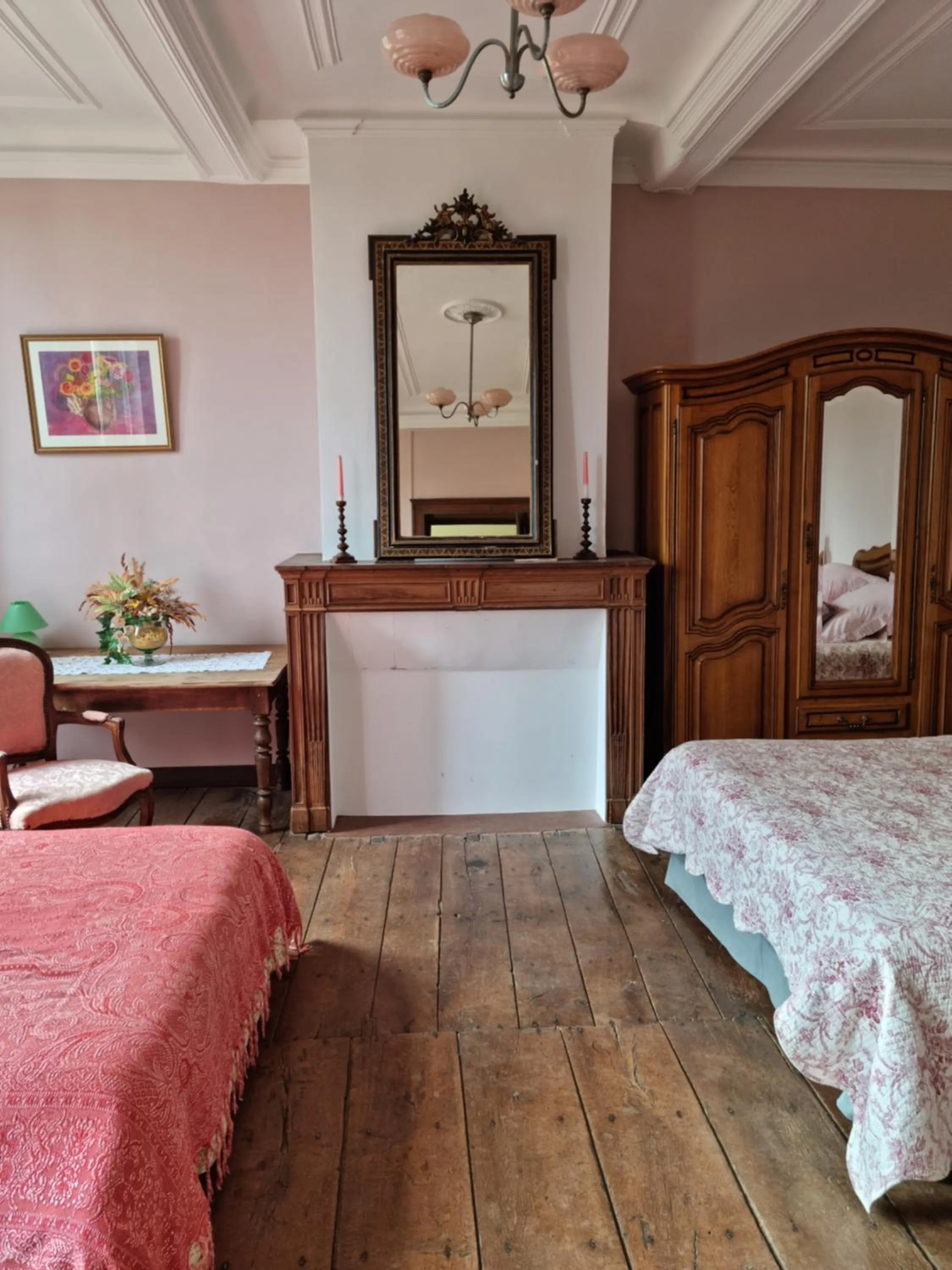 Bed in Chambre d'hôte Daugé