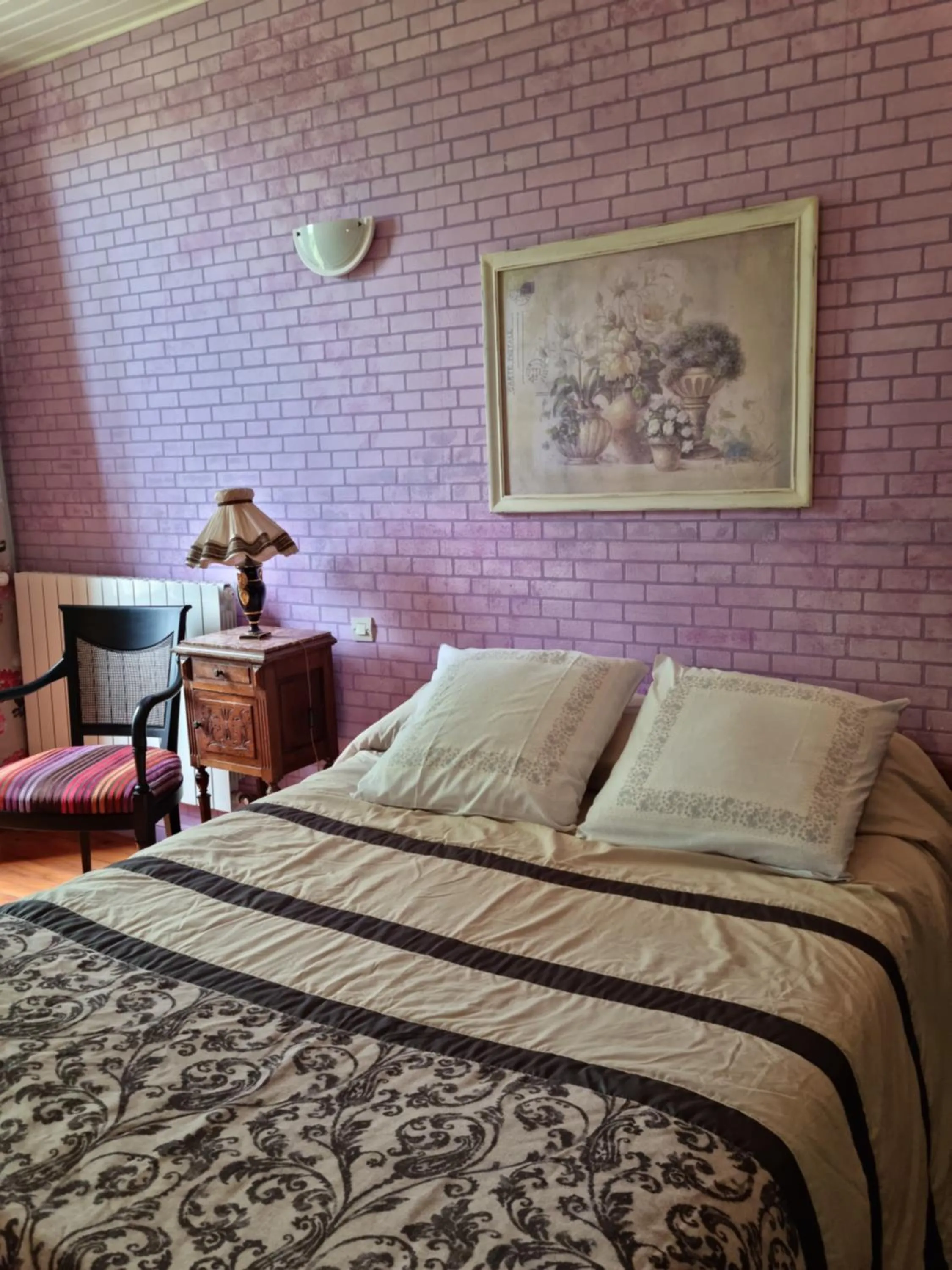 Bed in Chambre d'hôte Daugé