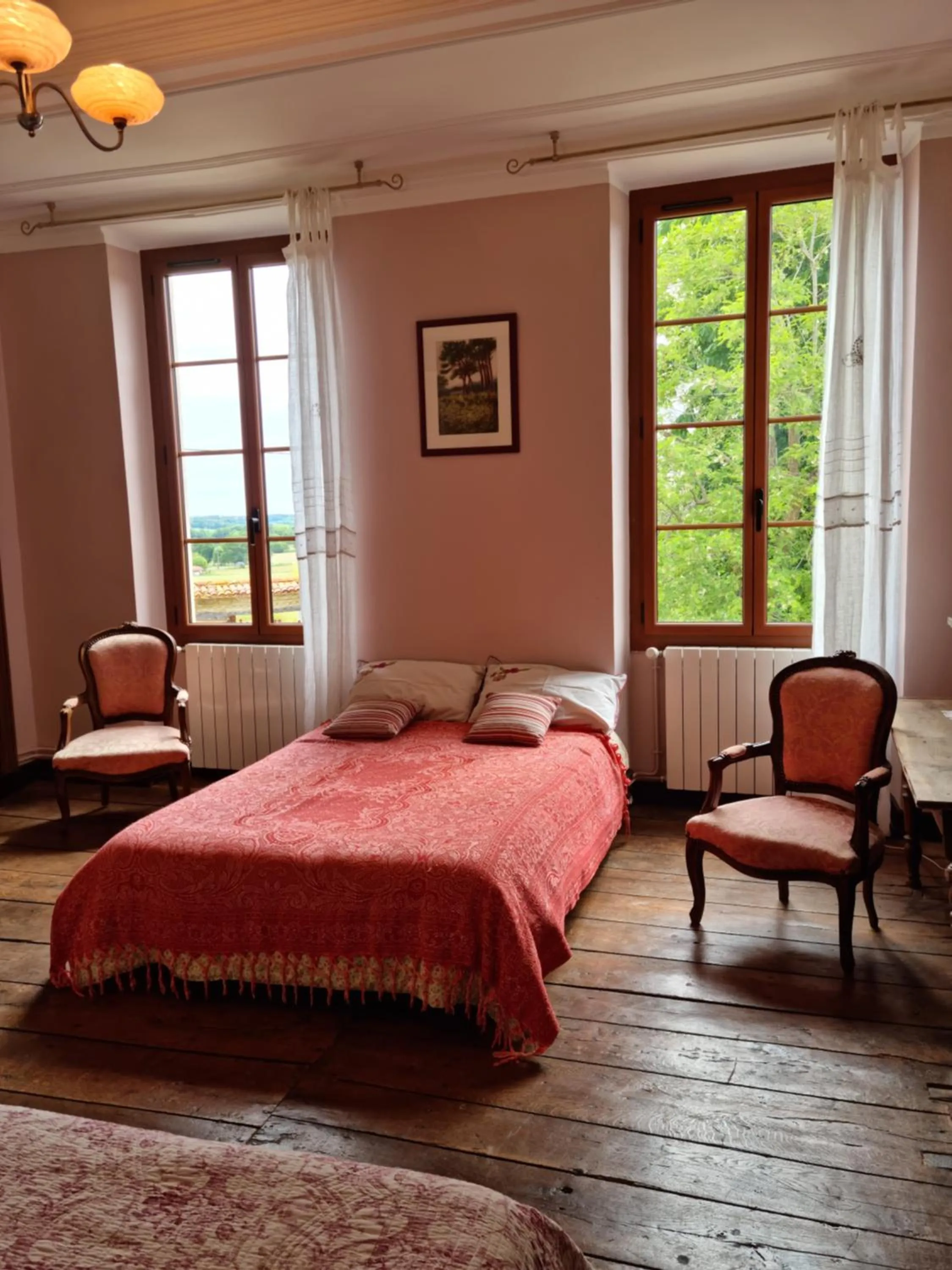 Bed in Chambre d'hôte Daugé