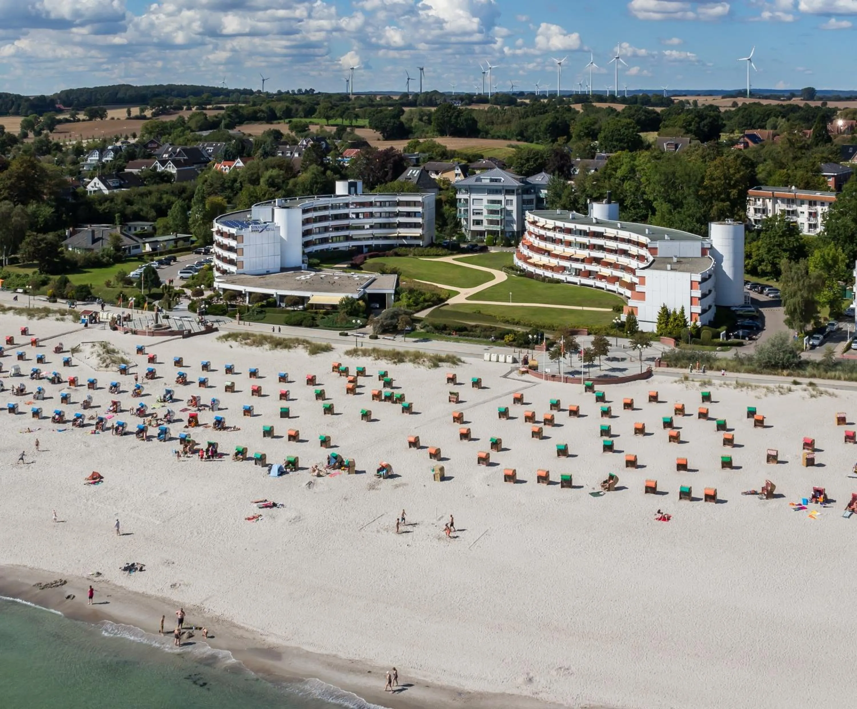 Bird's eye view in Hotel Strandidyll