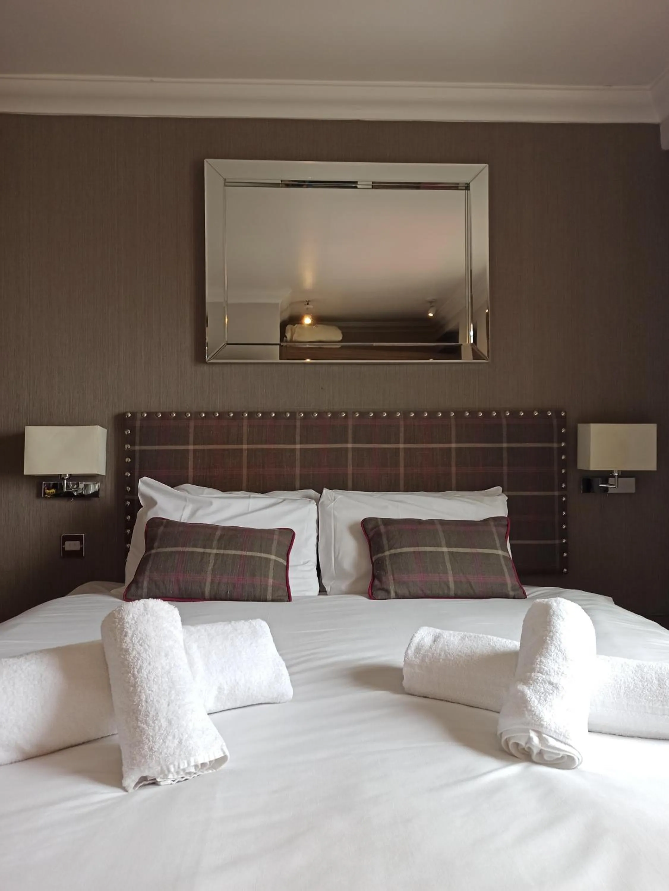 Bed in Anchor Hotel and Seabed Restaurant