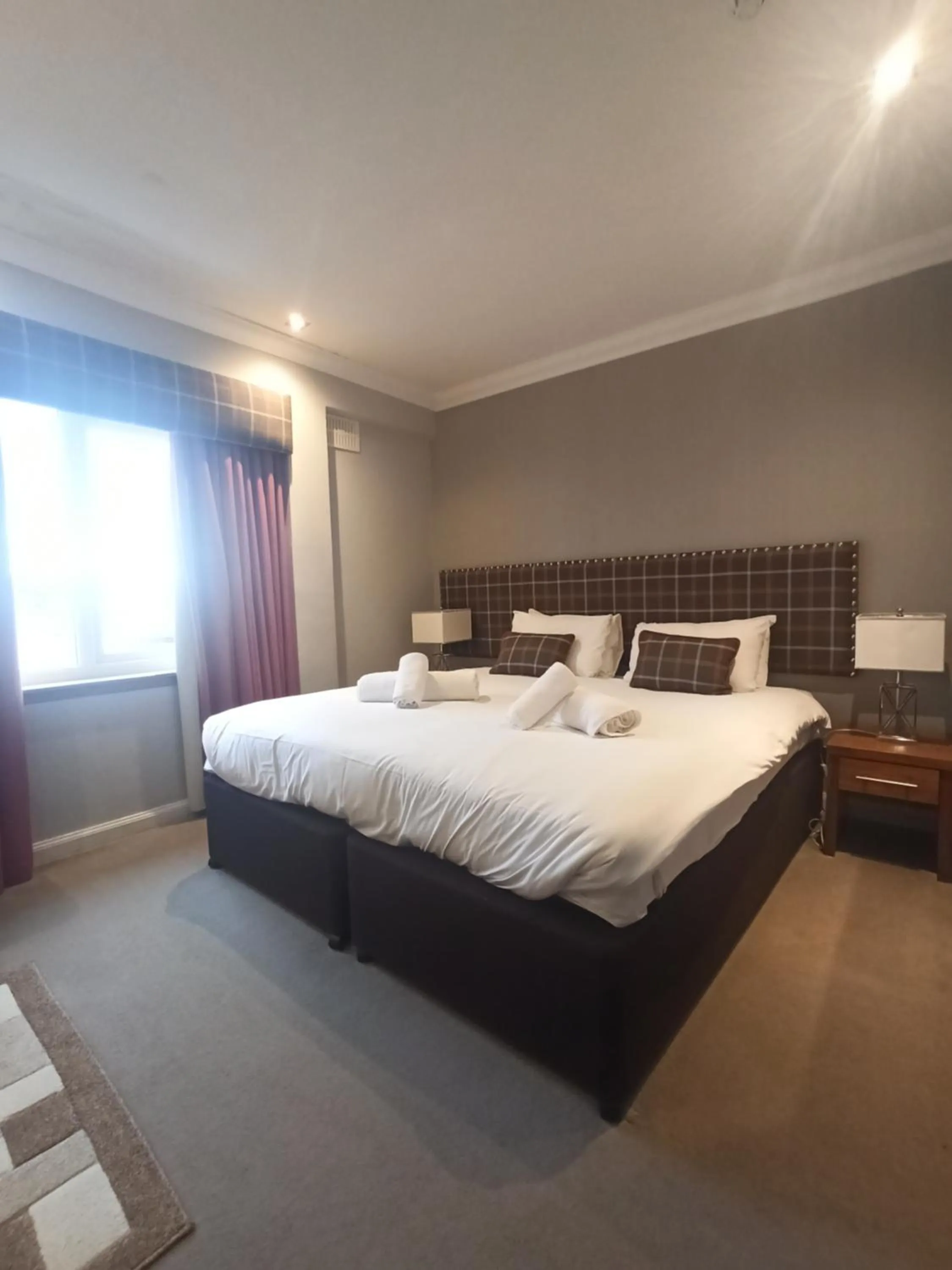 Bed in Anchor Hotel and Seabed Restaurant