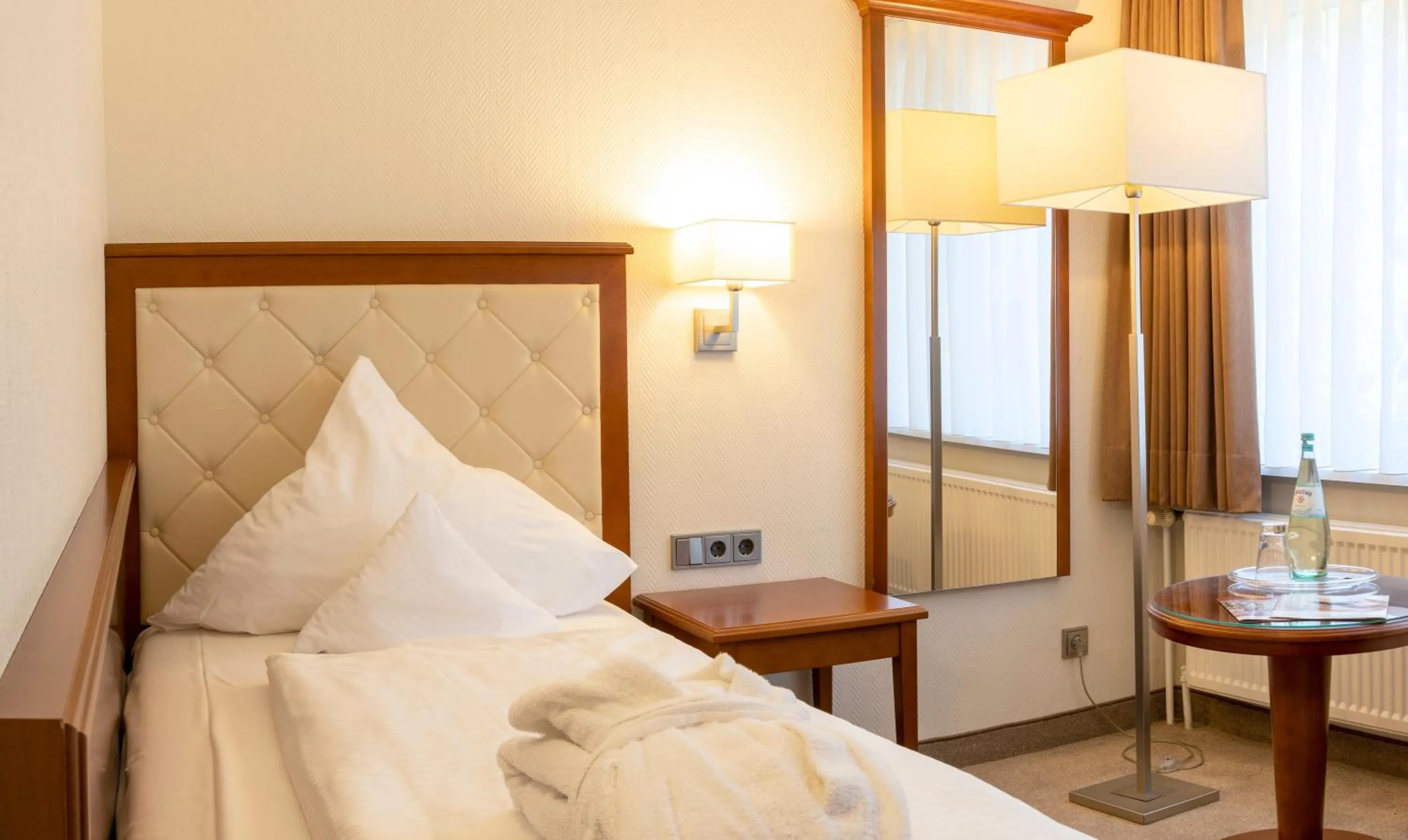 Bed in Ringhotel Fährhaus