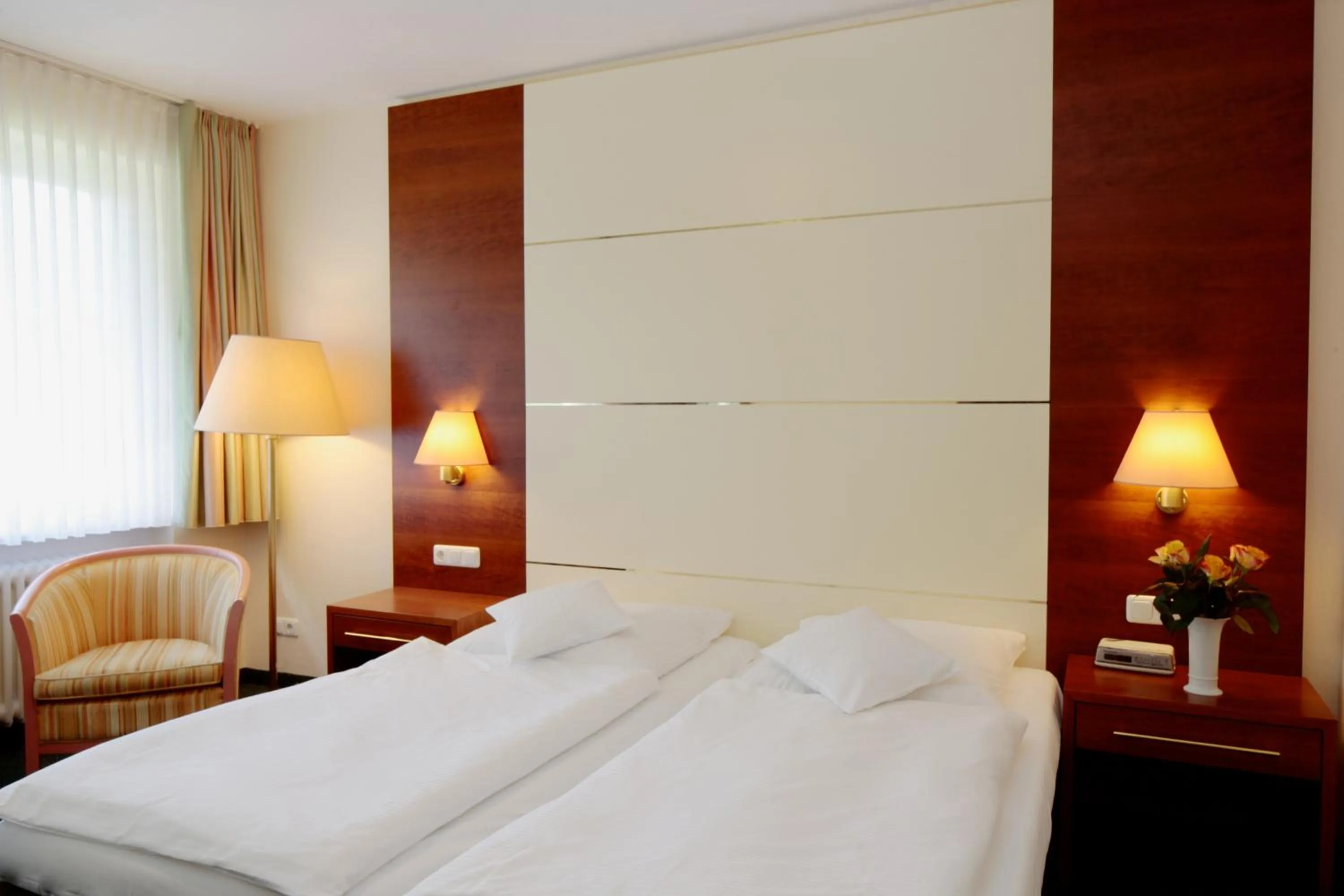 Decorative detail, Bed in Ringhotel Fährhaus