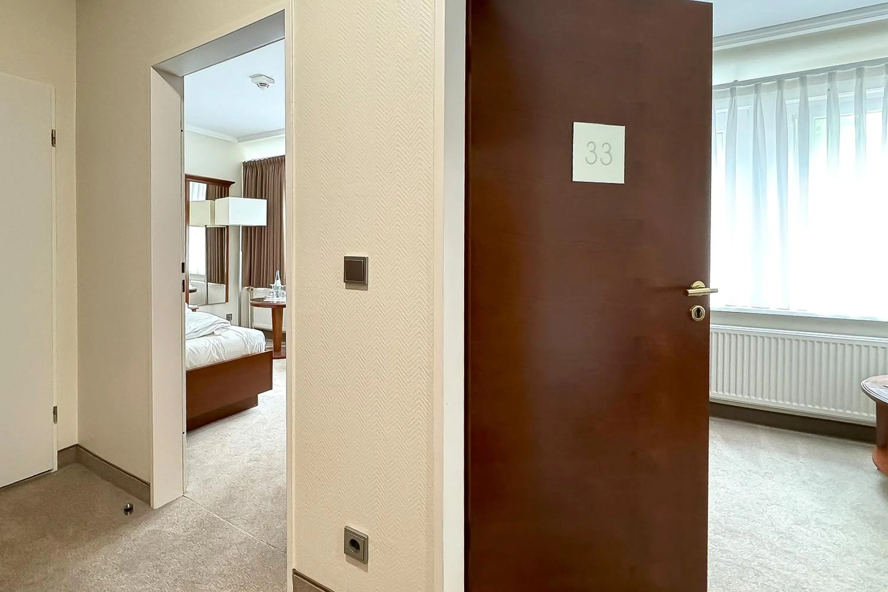 Photo of the whole room, Bed in Ringhotel Fährhaus