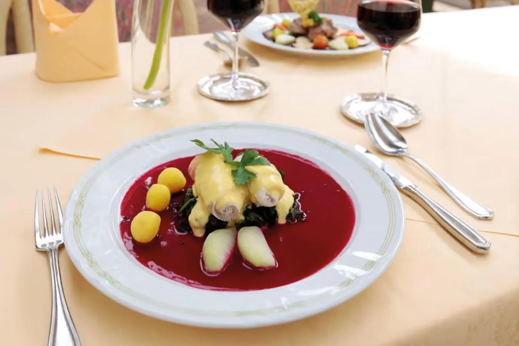 Food and drinks in Ringhotel Fährhaus