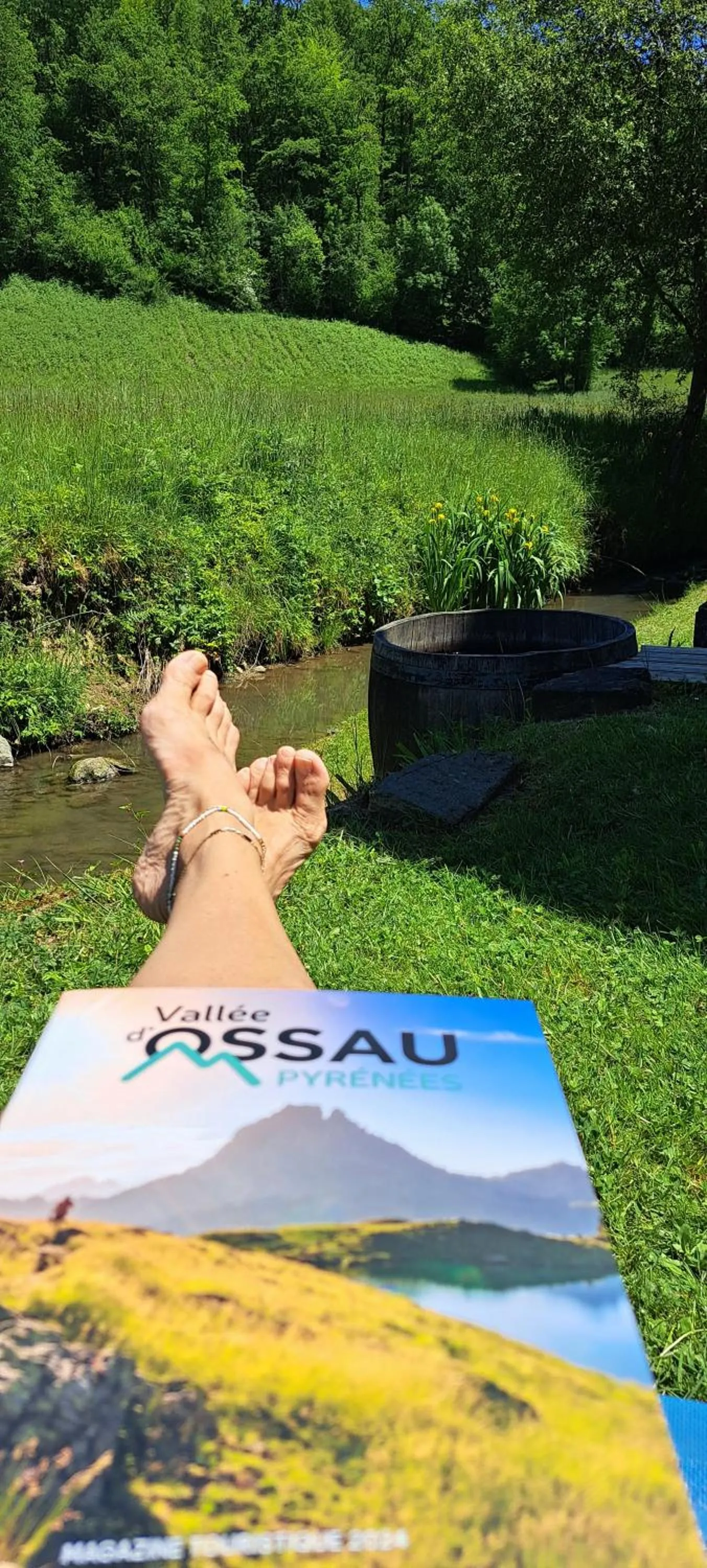 Garden in Bains de Secours, Chambres d'hotes