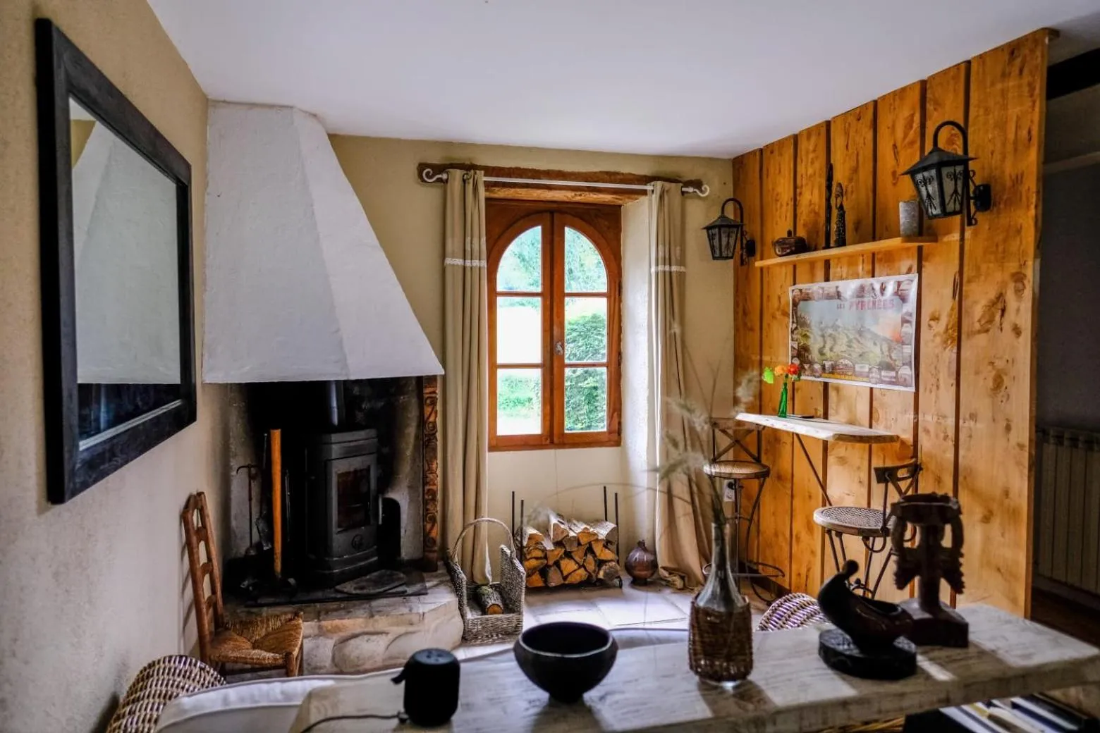 Living room in Bains de Secours, Chambres d'hotes