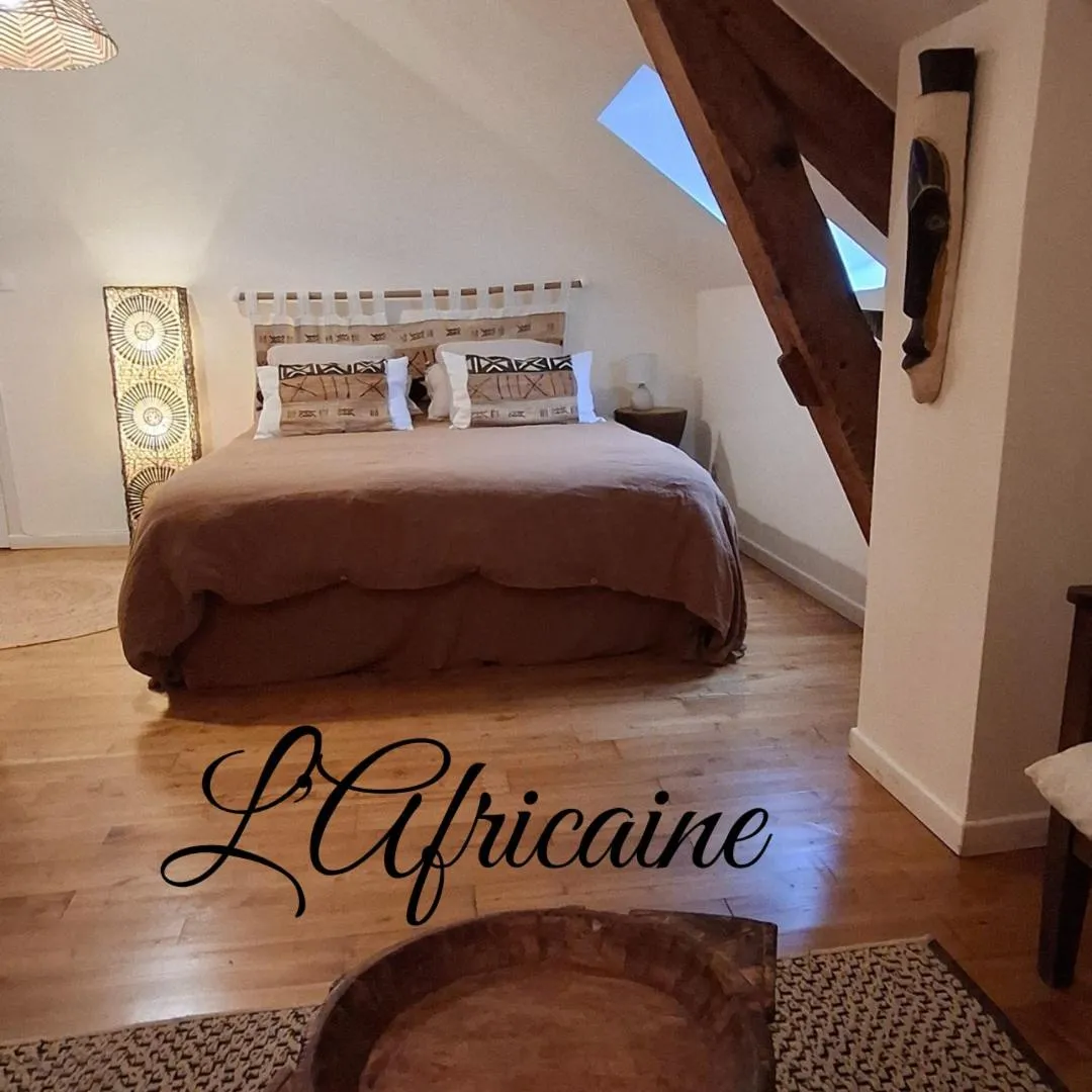 Bed in Bains de Secours, Chambres d'hotes