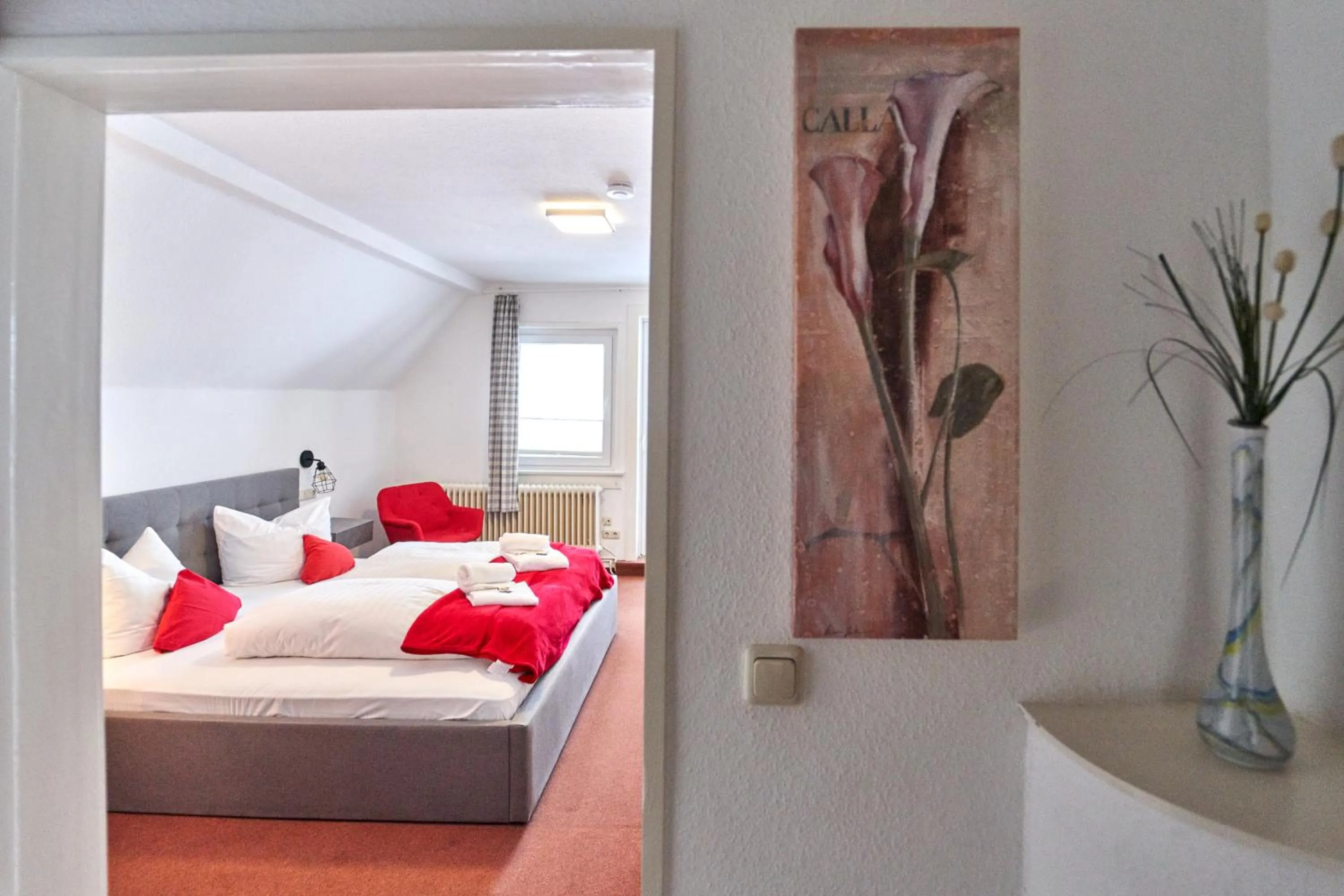 Bed in Hotel Rathaus