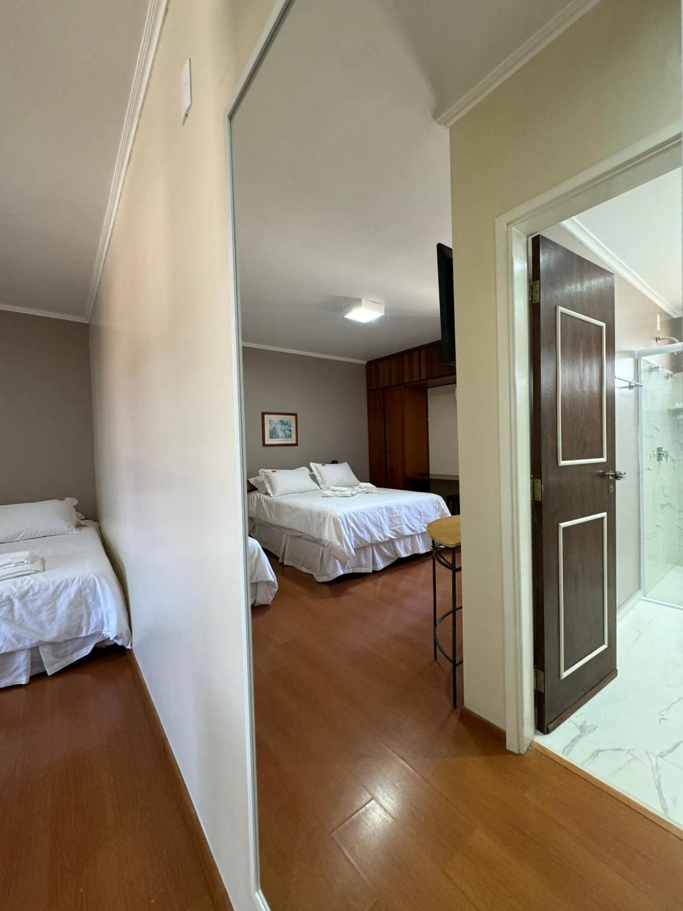 Bed in Hotel Marques