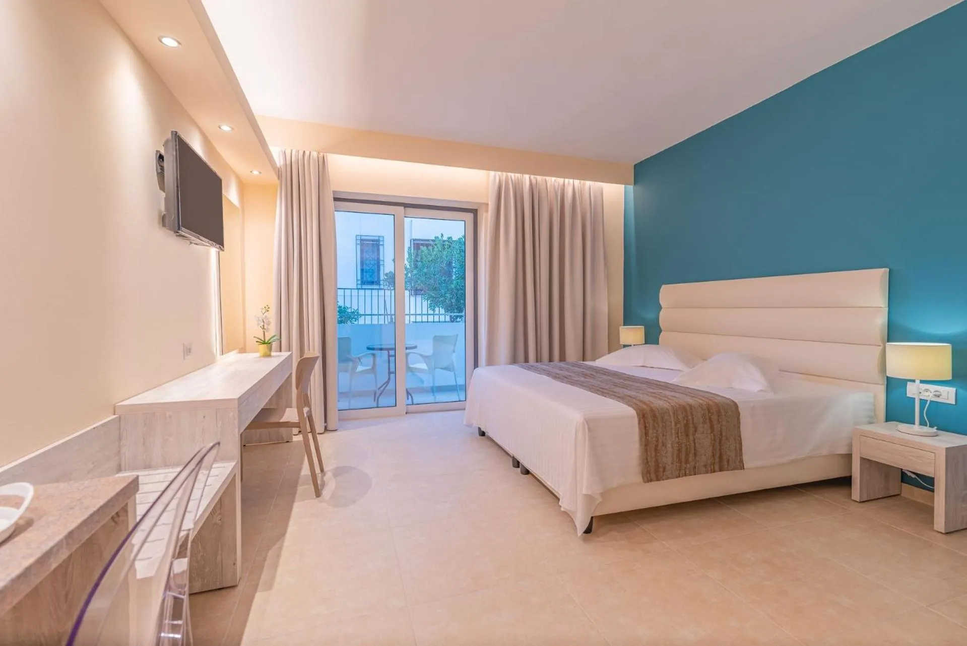 Bed in CHRISTA APARTMENTS