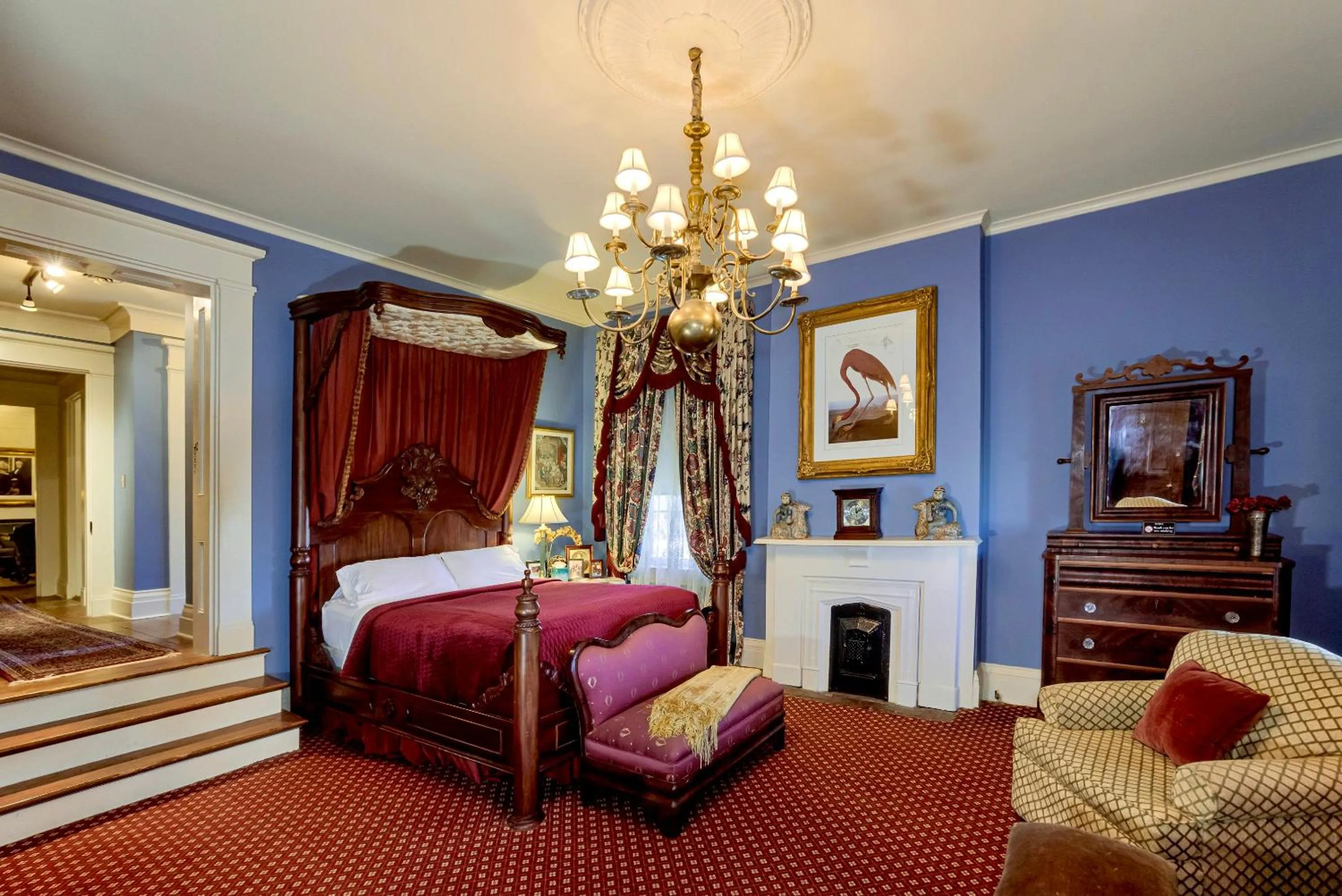 Bedroom, Bed in Anchuca Historic Mansion & Inn