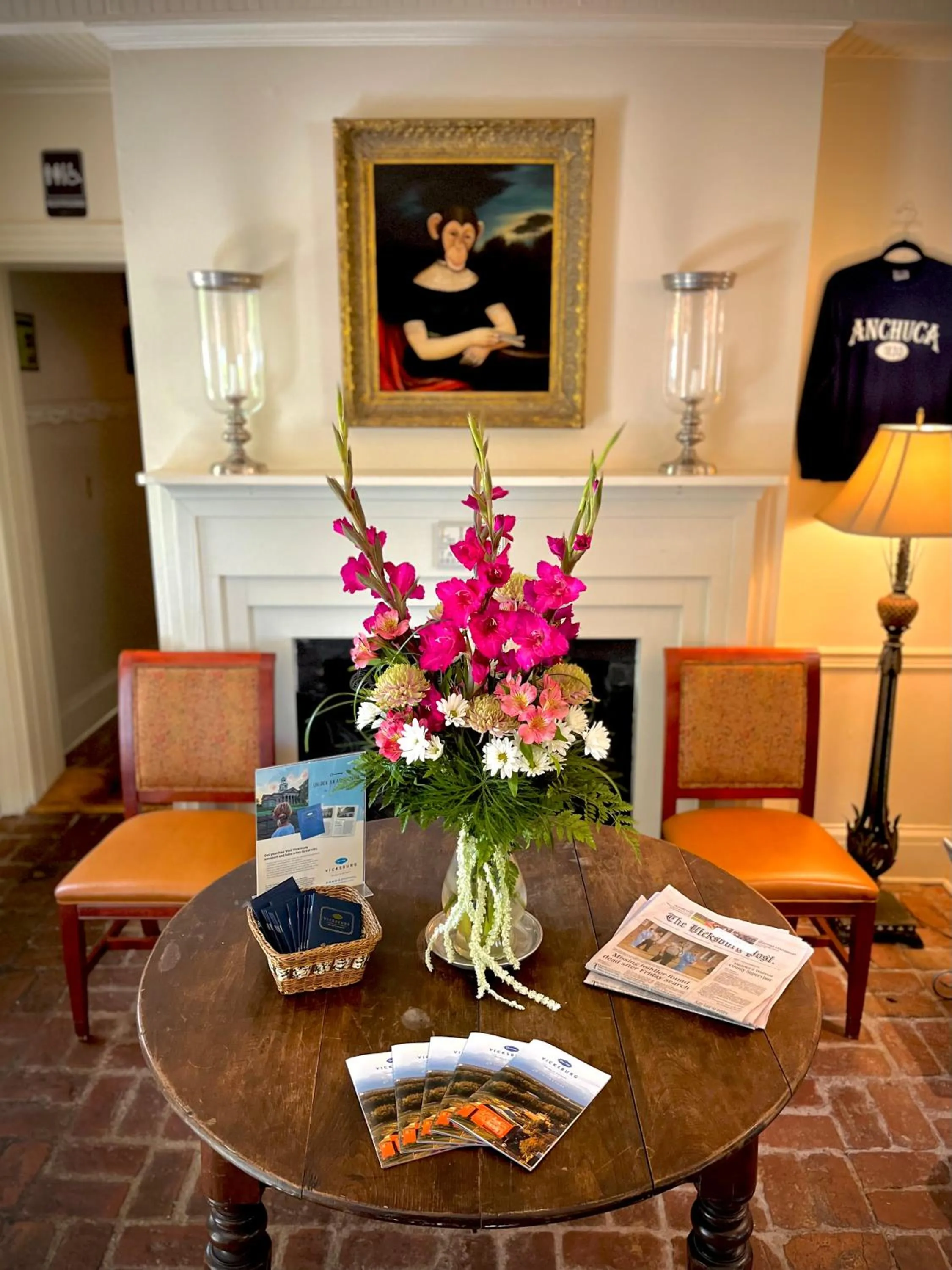 Seating area in Anchuca Historic Mansion & Inn