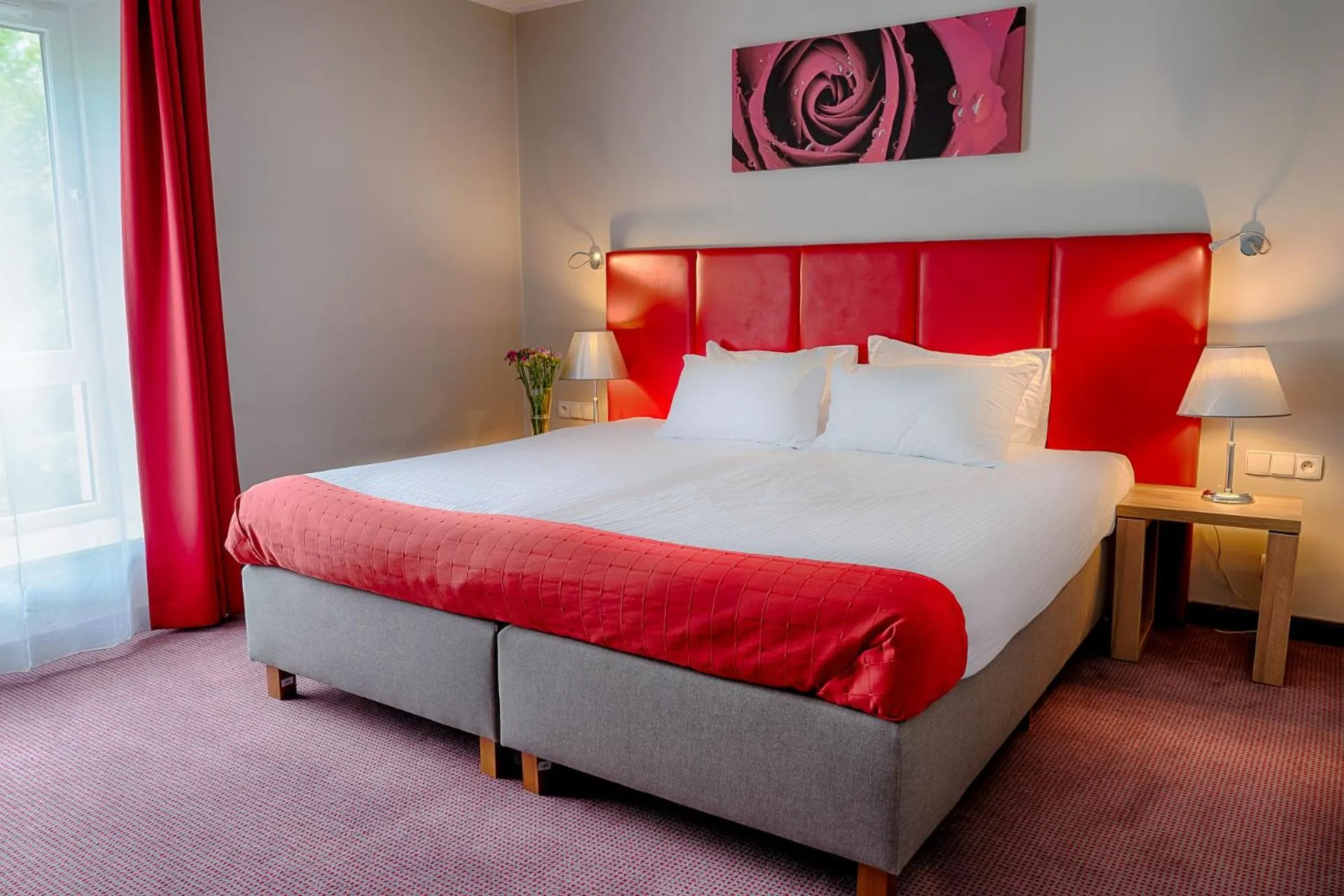 Photo of the whole room, Bed in Focus Hotel Katowice Chorzów