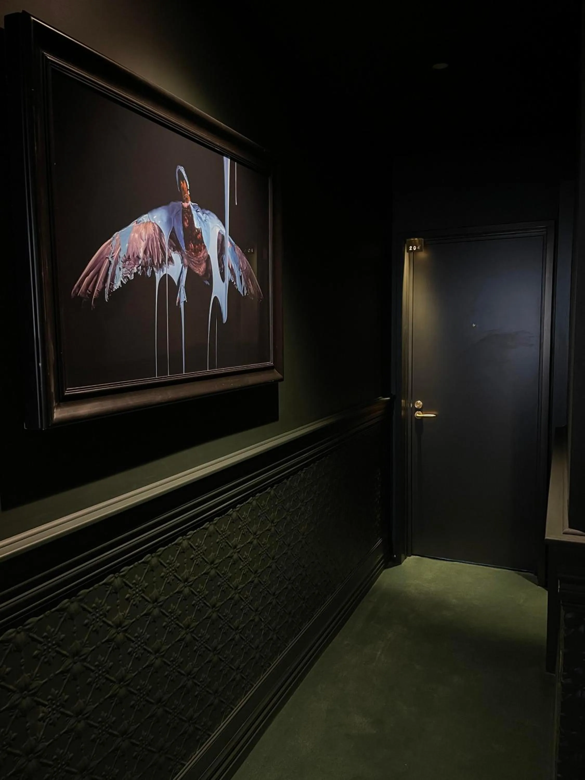 Decorative detail in The Intrepid Hotel