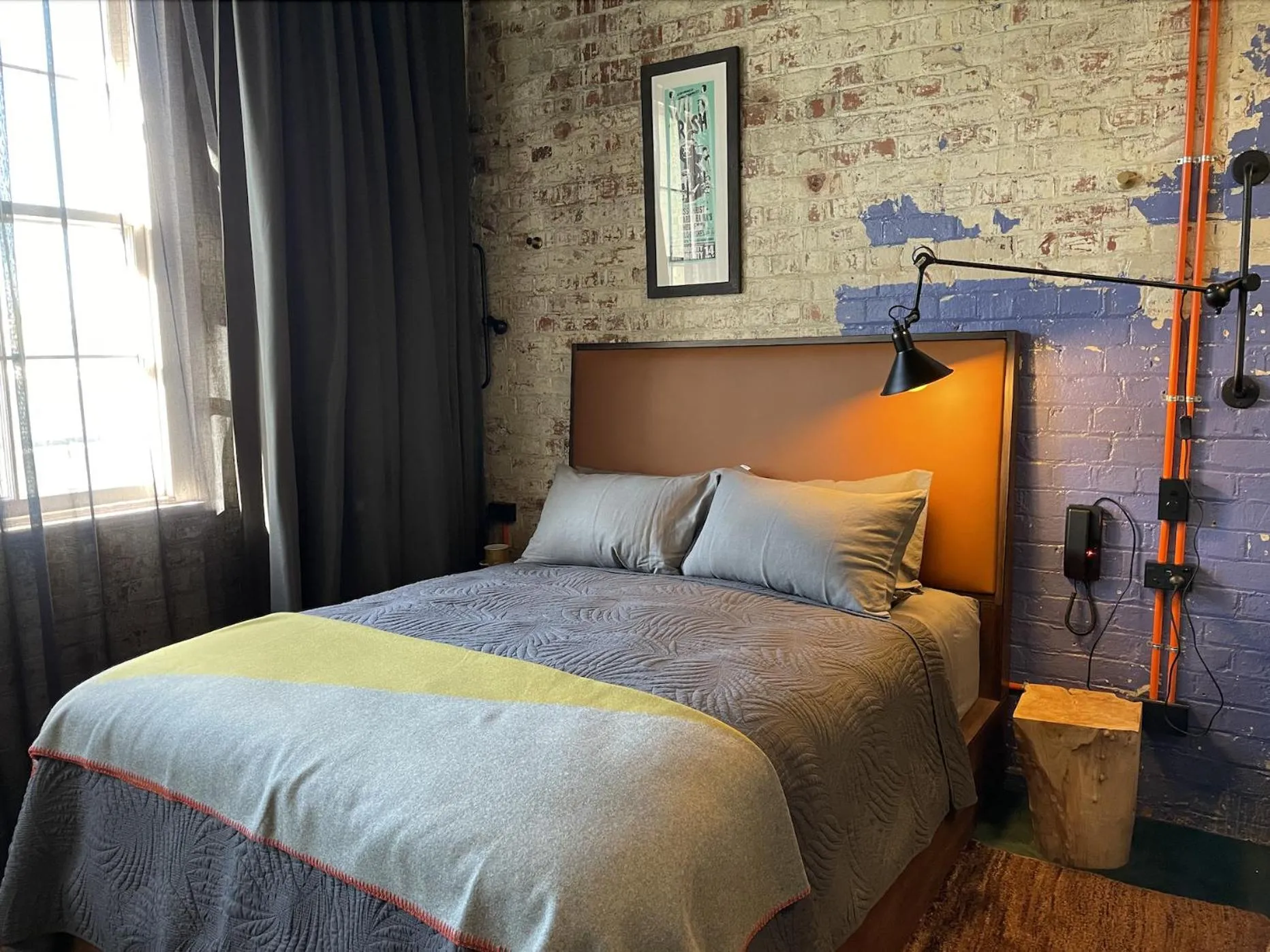 Bedroom, Bed in The Intrepid Hotel