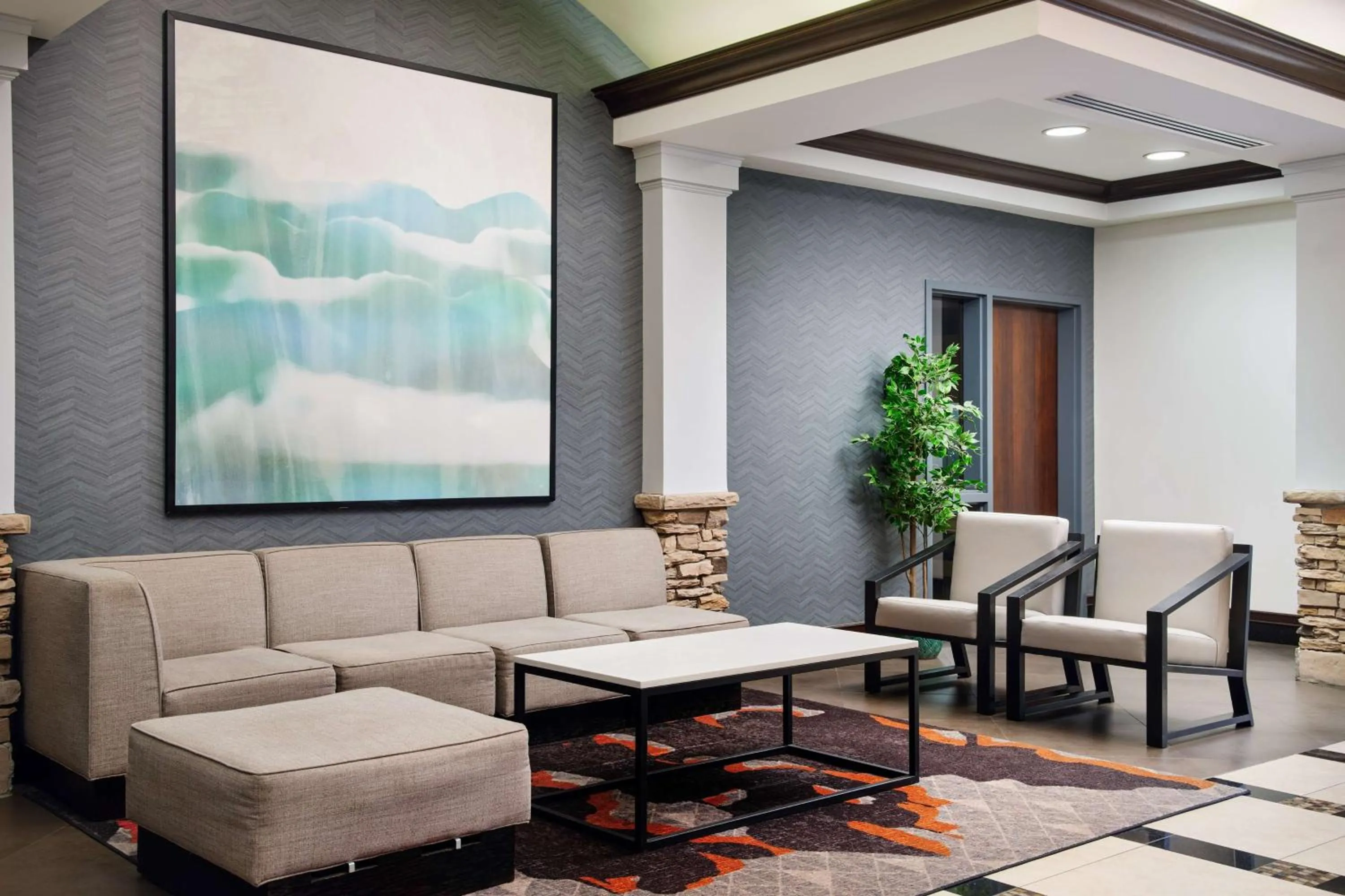 Lobby or reception in Hyatt House Sterling/Dulles Airport North