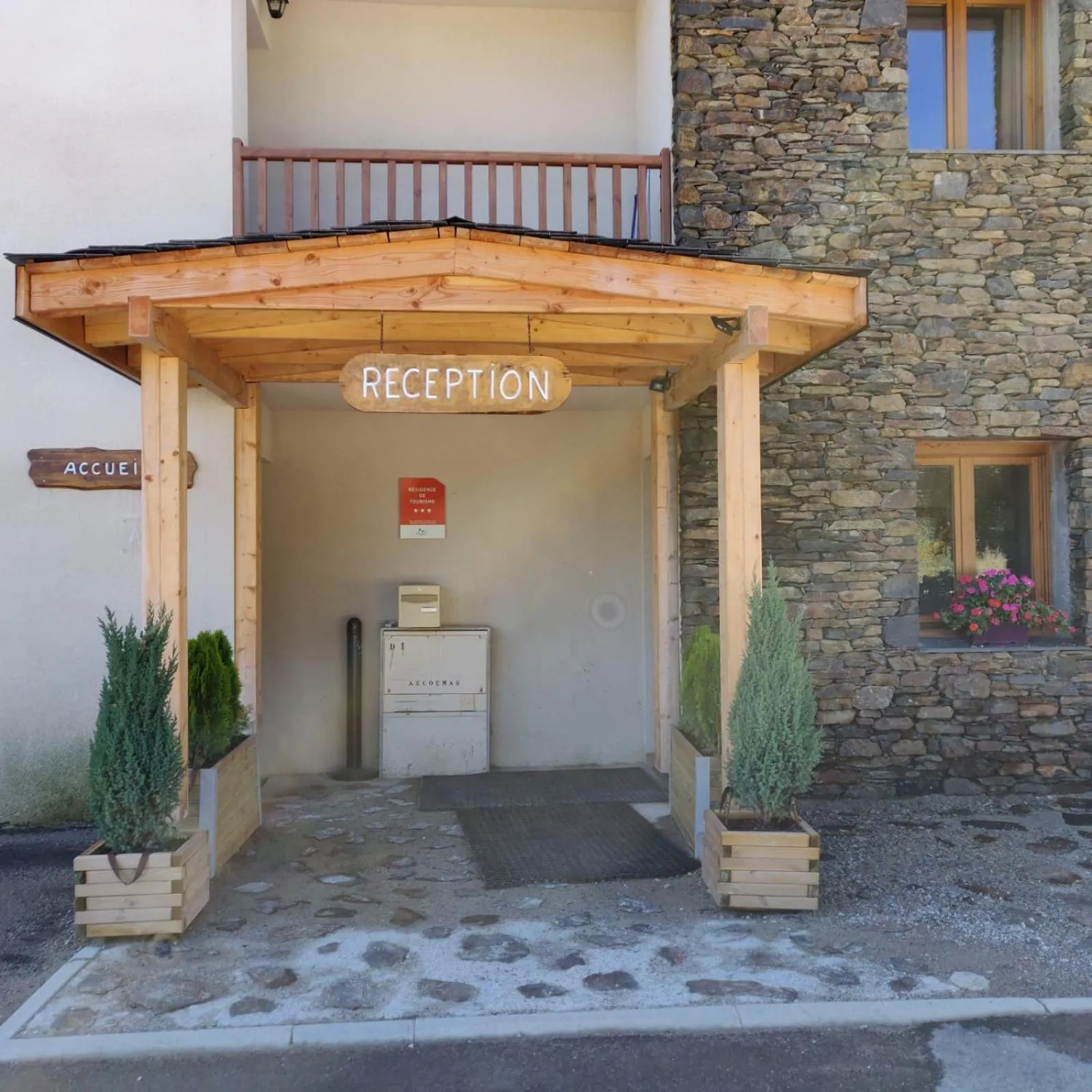 Lobby or reception in Résidence Les Esplaneilles