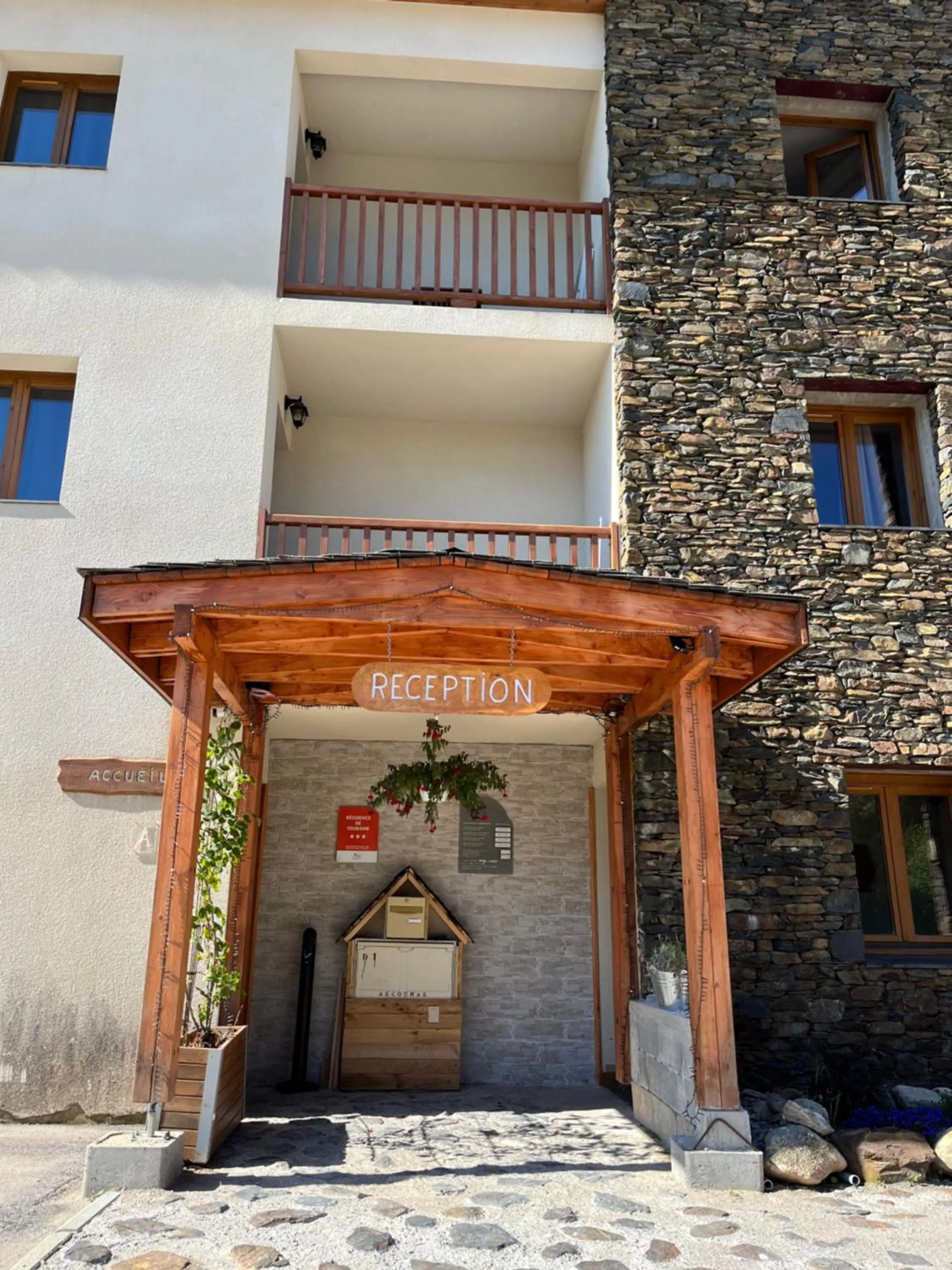 Lobby or reception in Résidence Les Esplaneilles