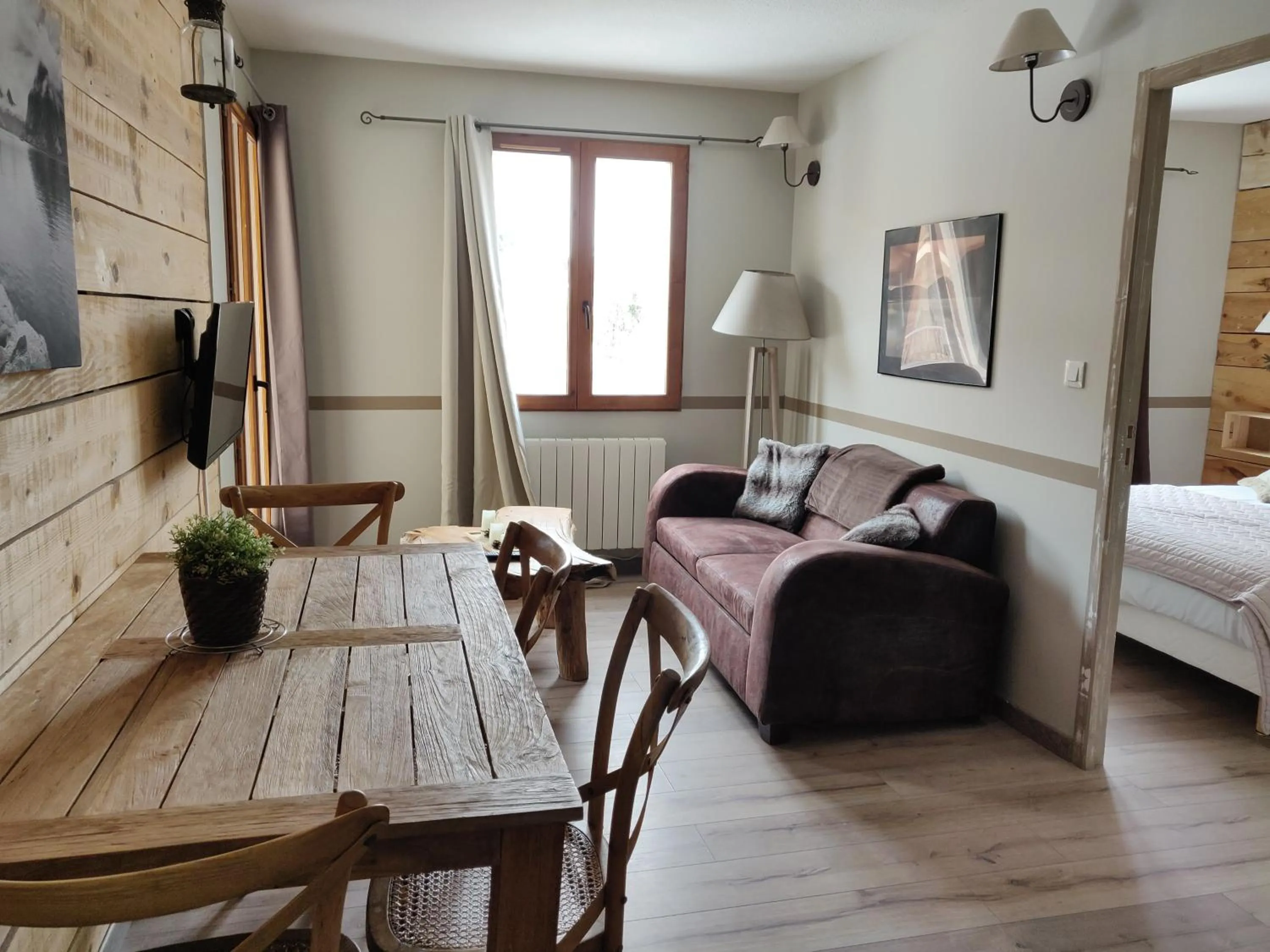 Living room in Résidence Les Esplaneilles