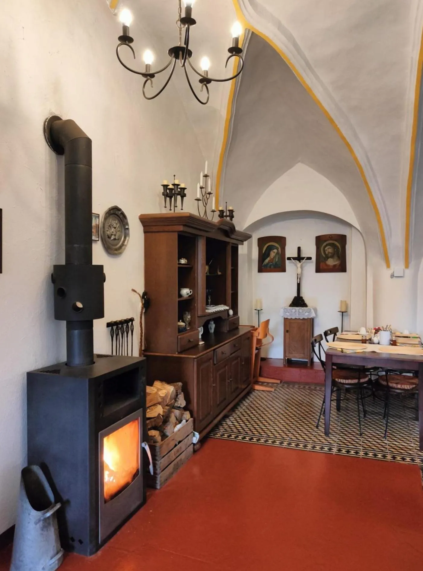 Living room in Bed and Breakfast Tvrz