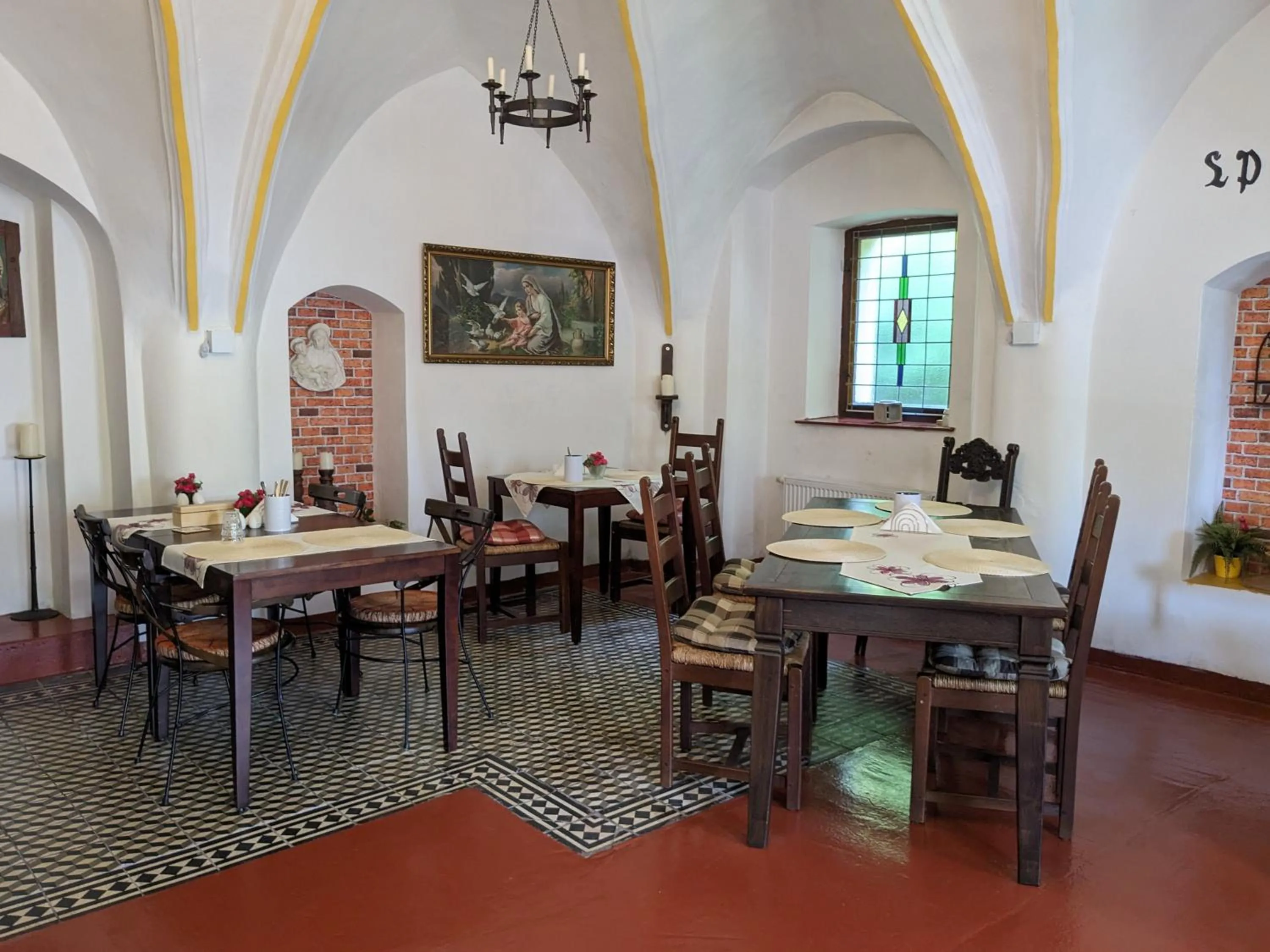 Dining area in Bed and Breakfast Tvrz