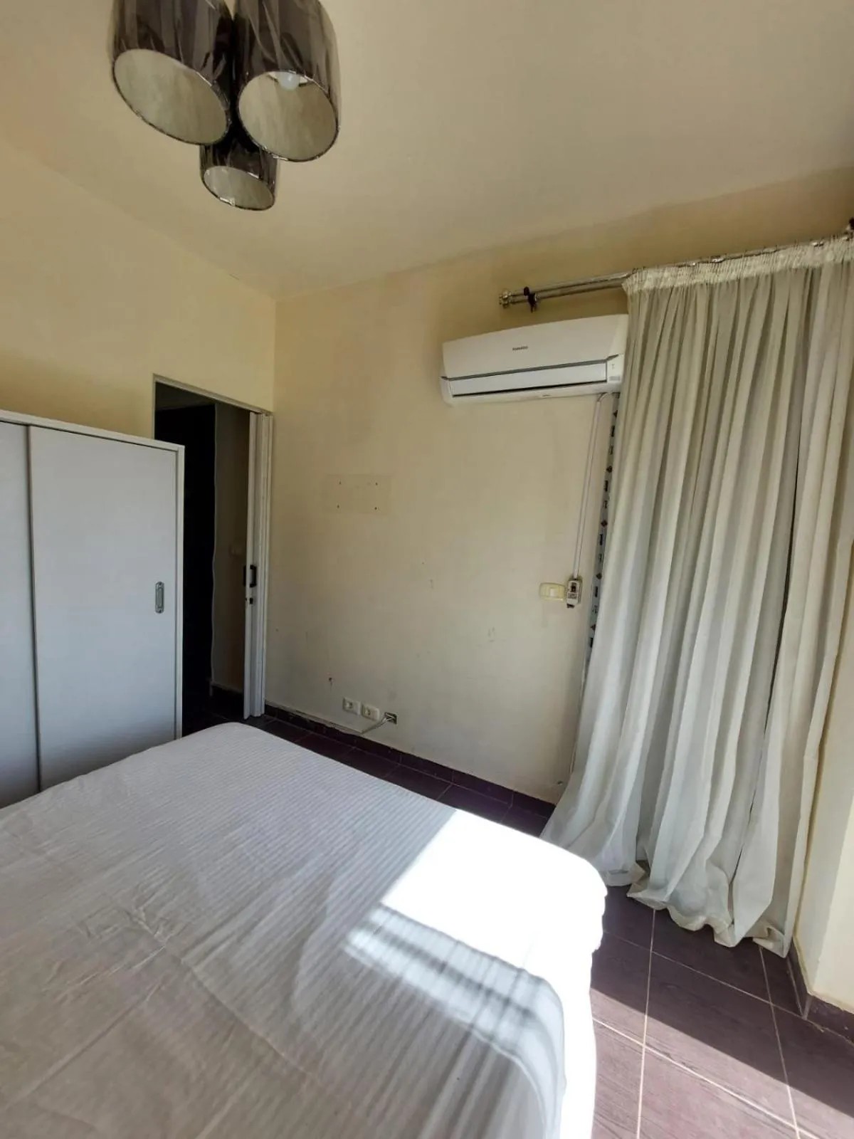 Bed in porto sharm 2 bed room and private garden-pool view