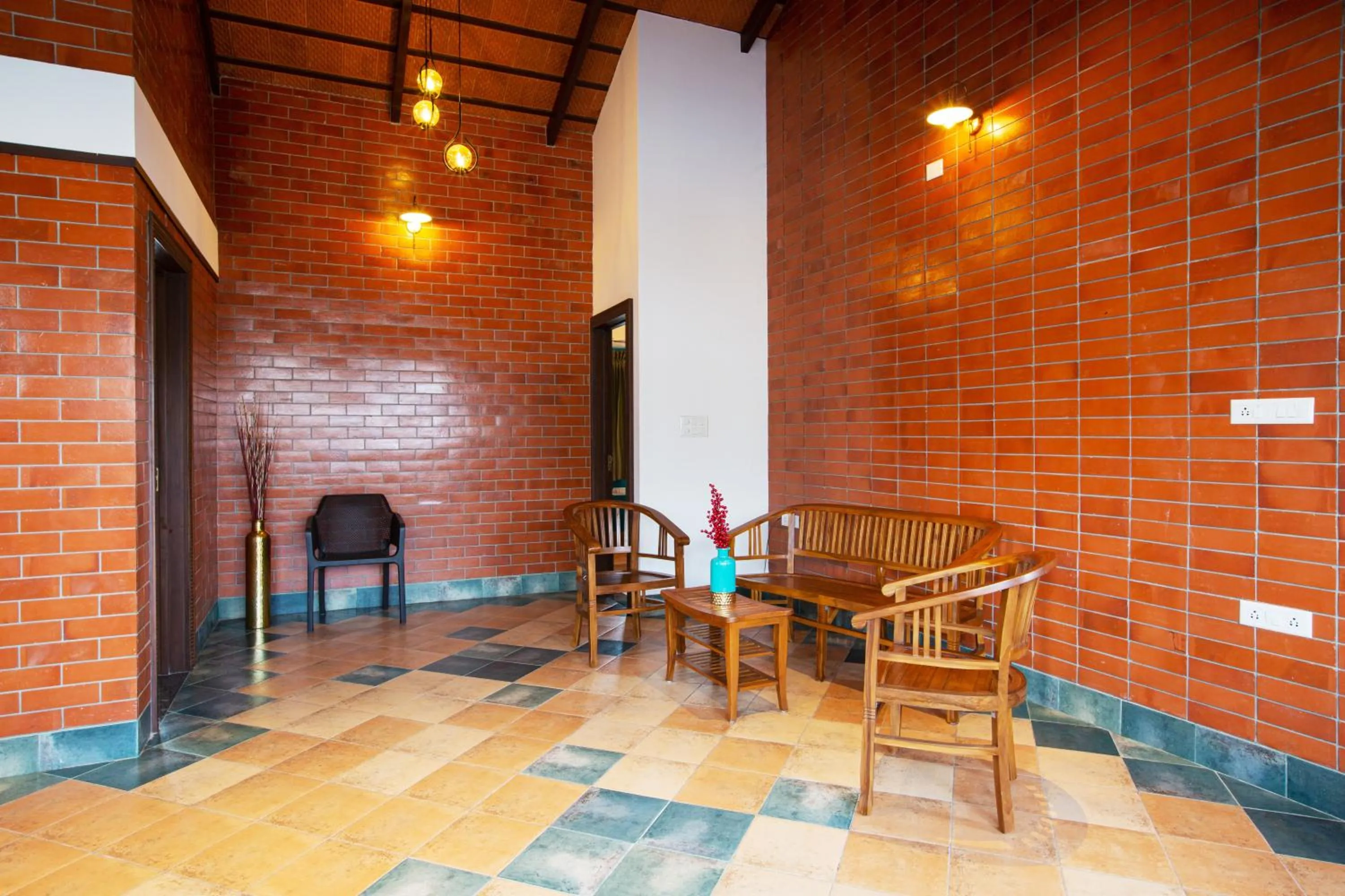 Living room in Sarvam Serviced Apartment