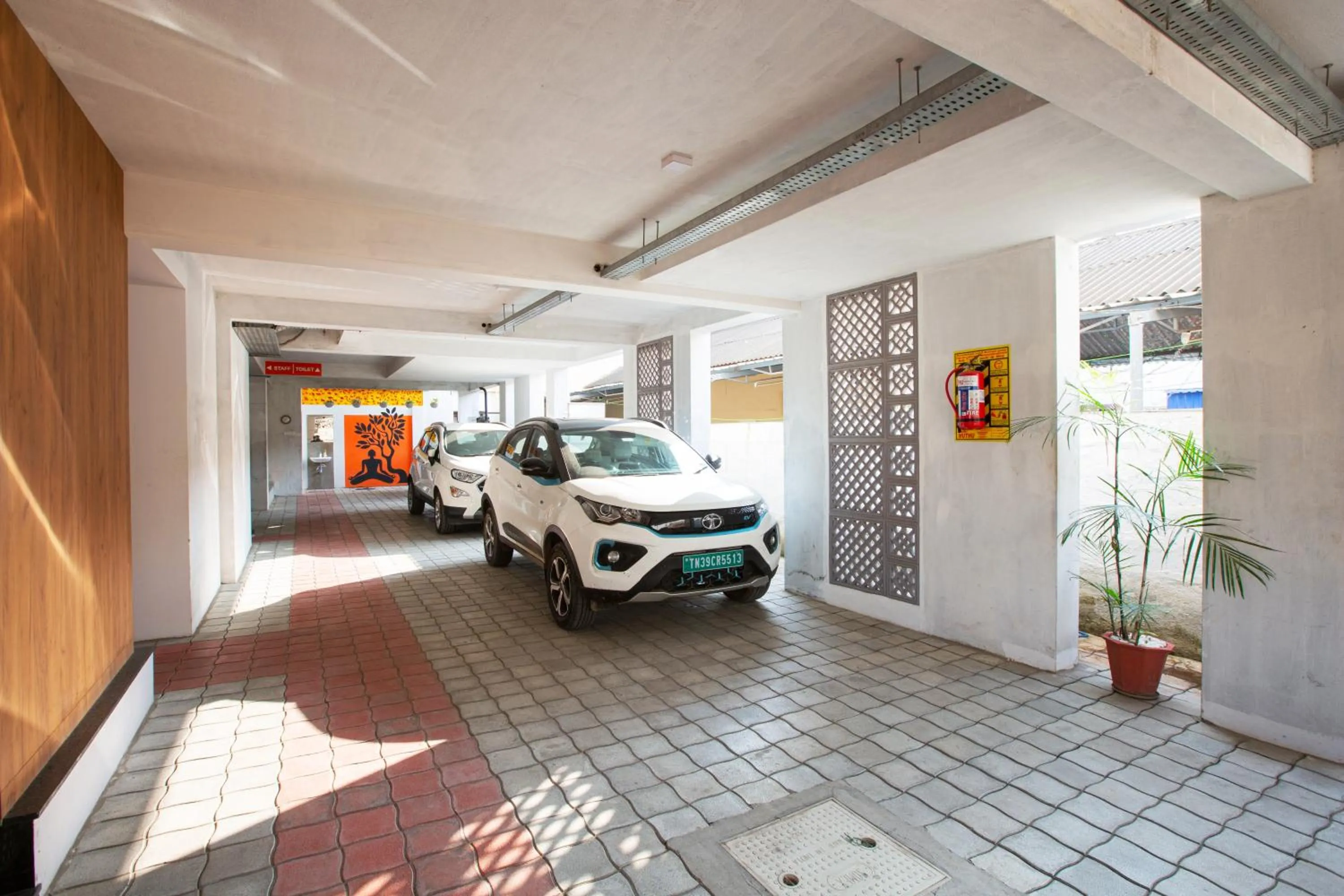 Parking in Sarvam Serviced Apartment