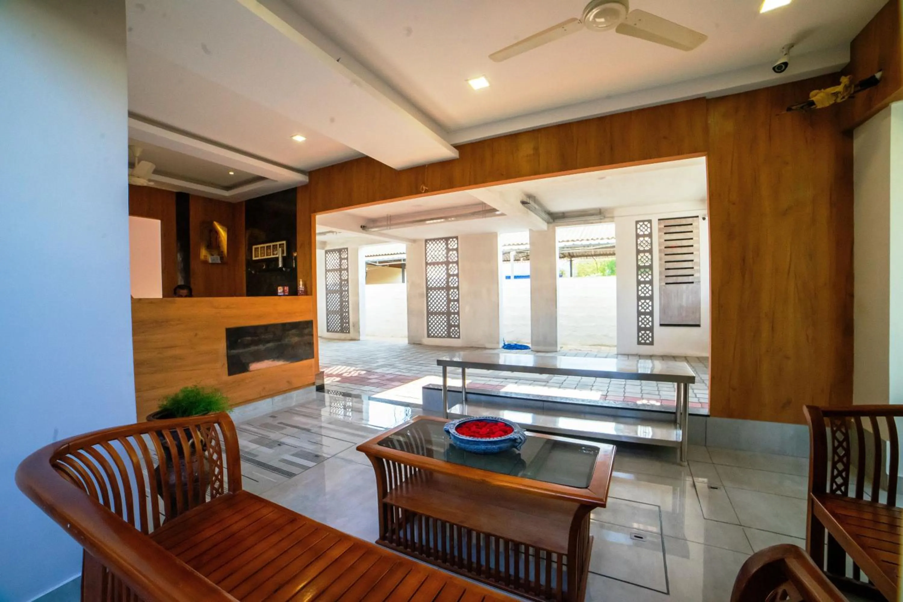 Lobby or reception in Sarvam Serviced Apartment