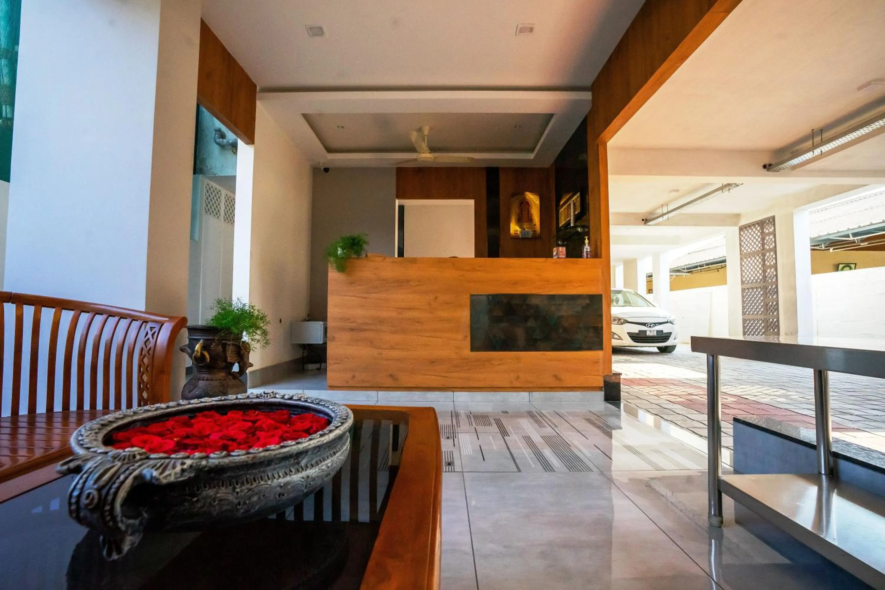 Living room in Sarvam Serviced Apartment