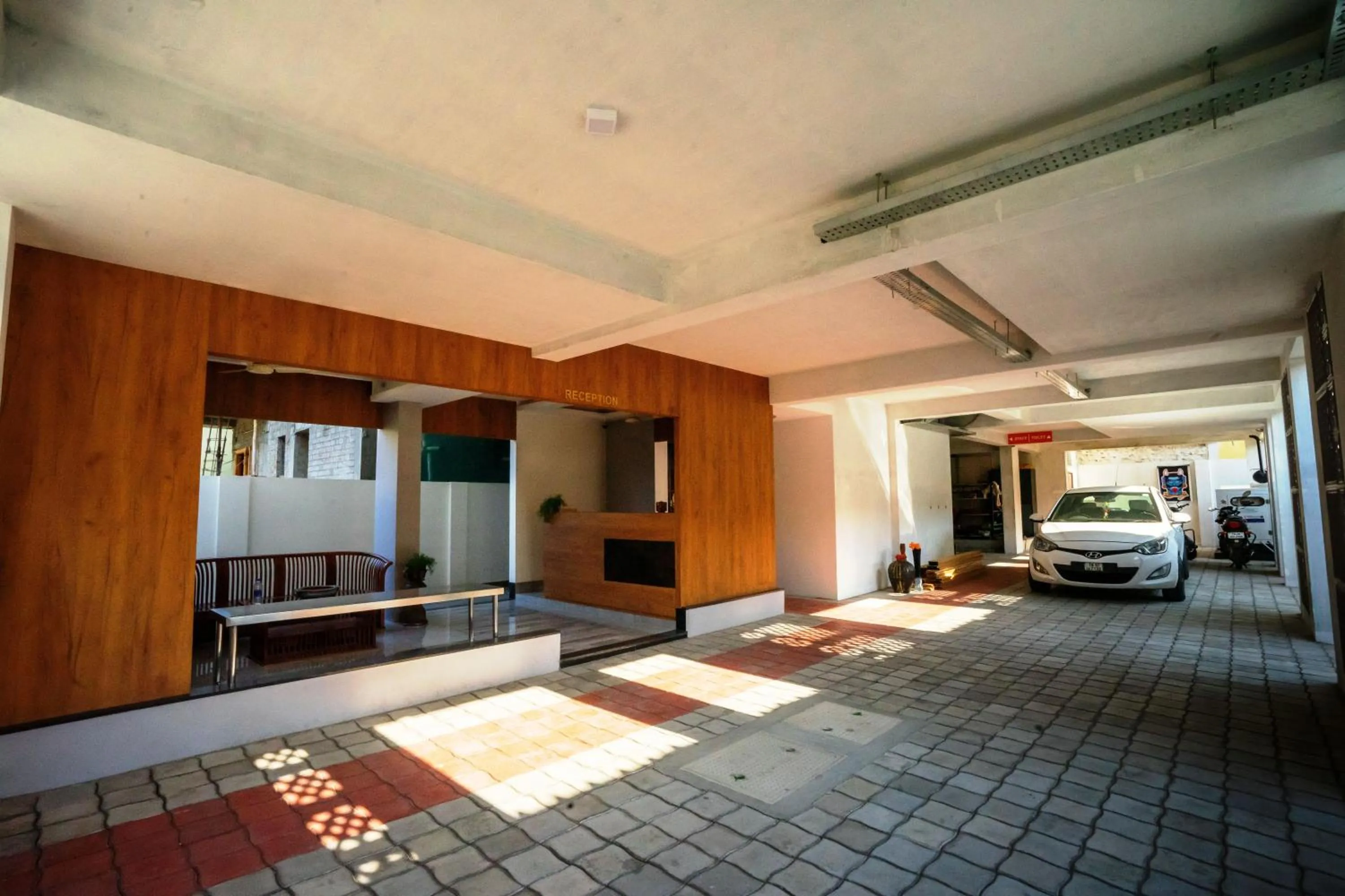 Lobby or reception in Sarvam Serviced Apartment