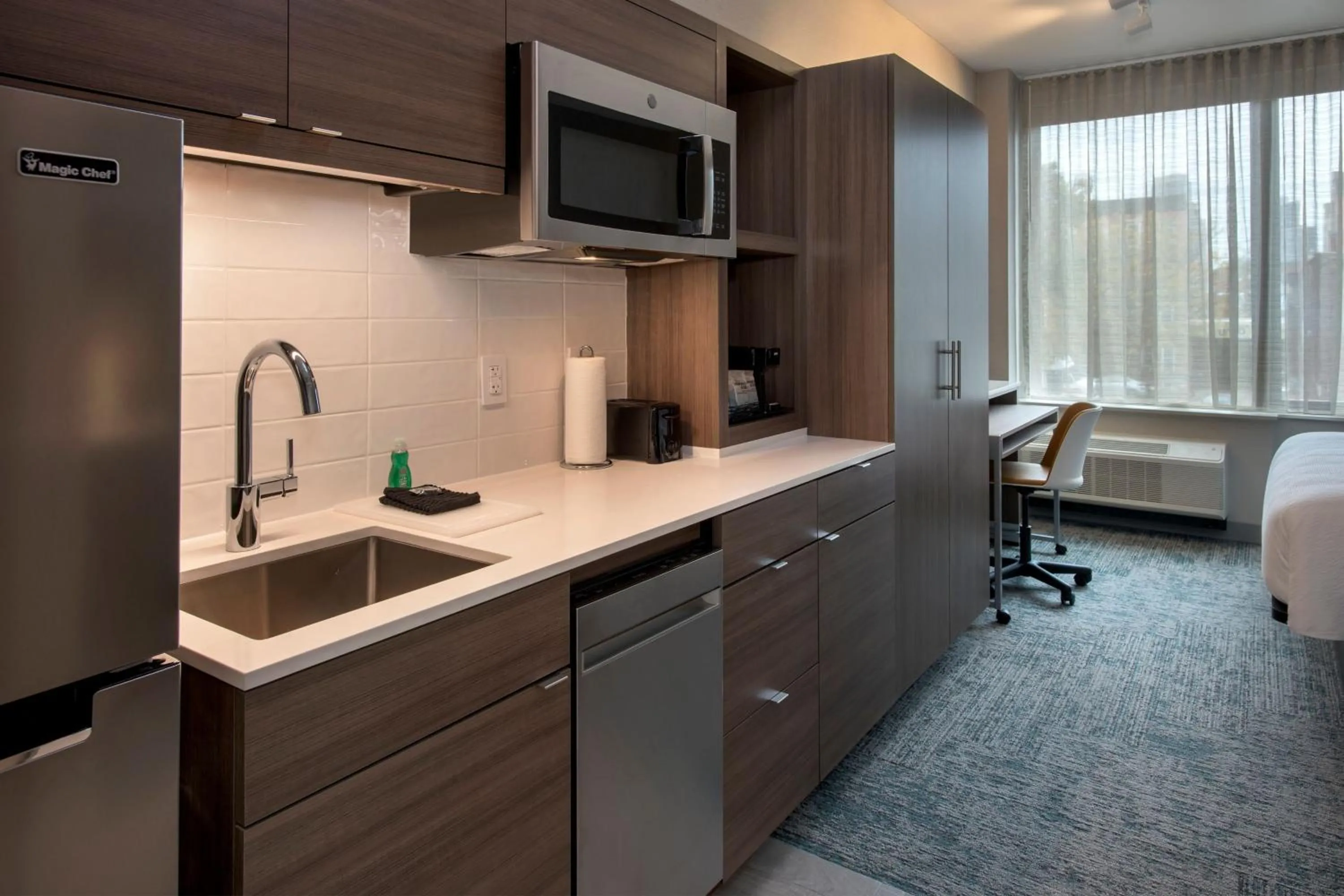 Bedroom, Bed in TownePlace Suites by Marriott New York Brooklyn