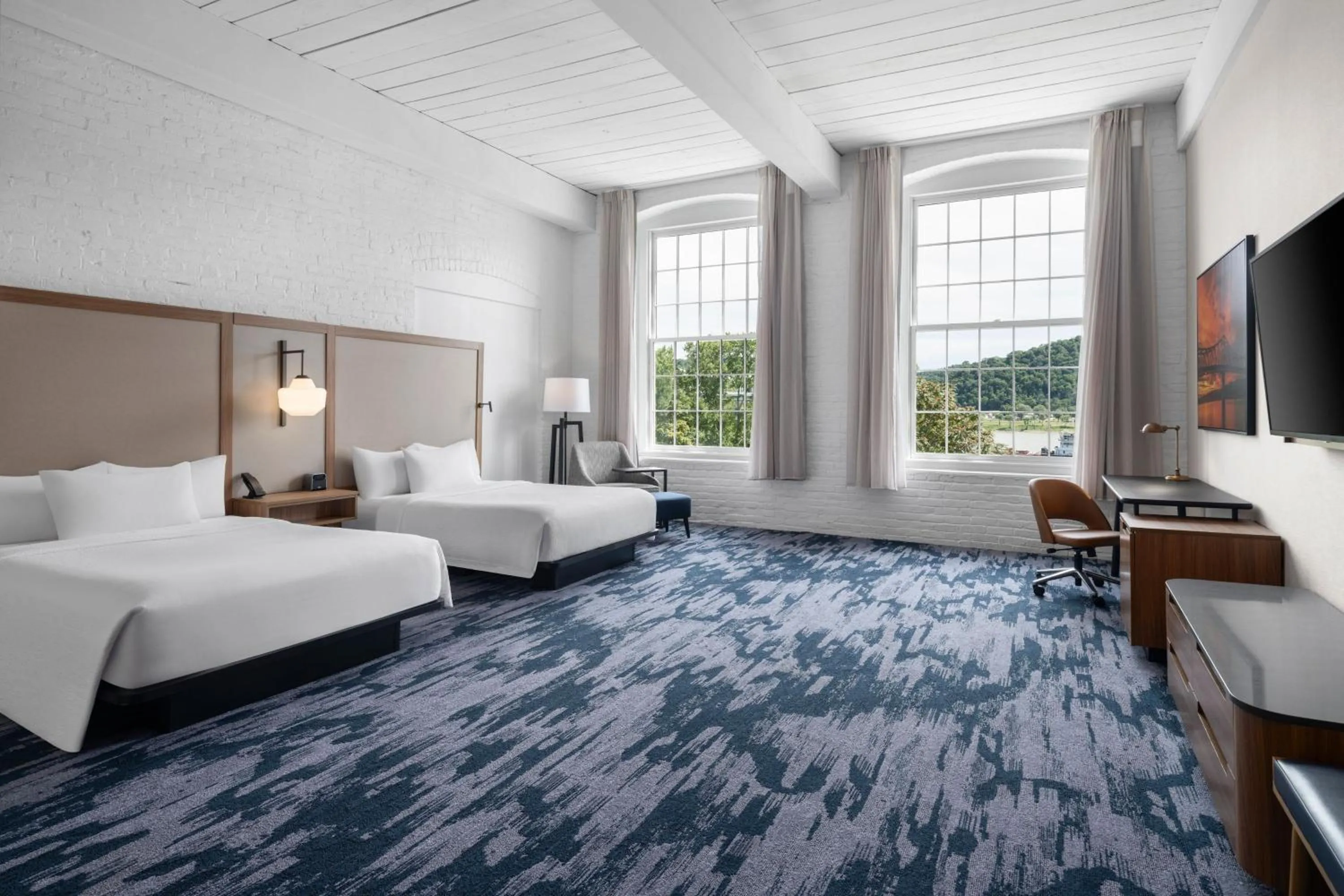 Photo of the whole room, Bed in Fairfield Inn & Suites Madison Historic Eagle Cotton Mill